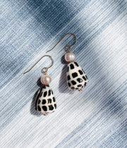 Hawaiian Hebrew Cone Shell Earrings