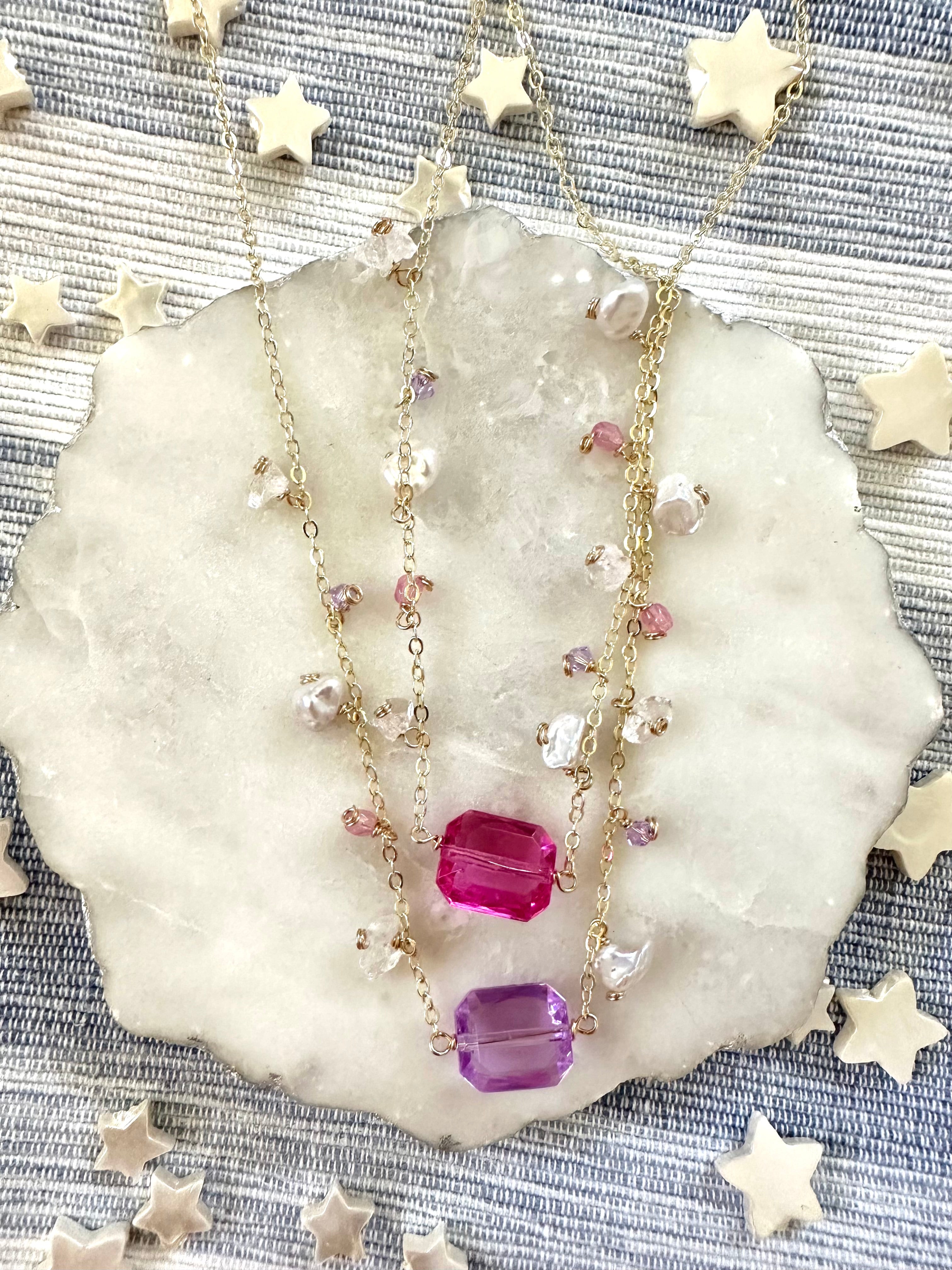 Rectangle Candy Necklaces