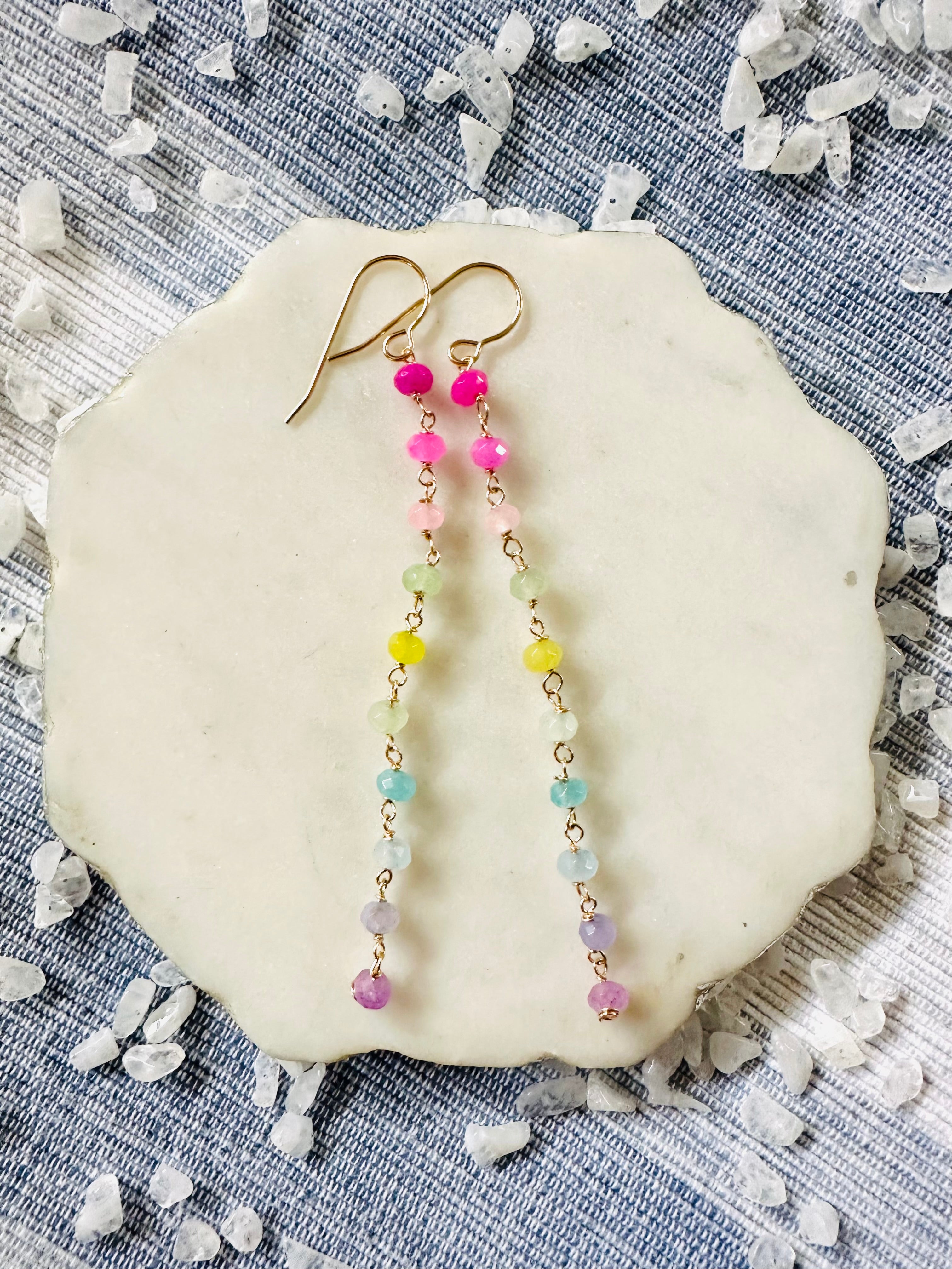 Hawaiian Rainbow Earrings
