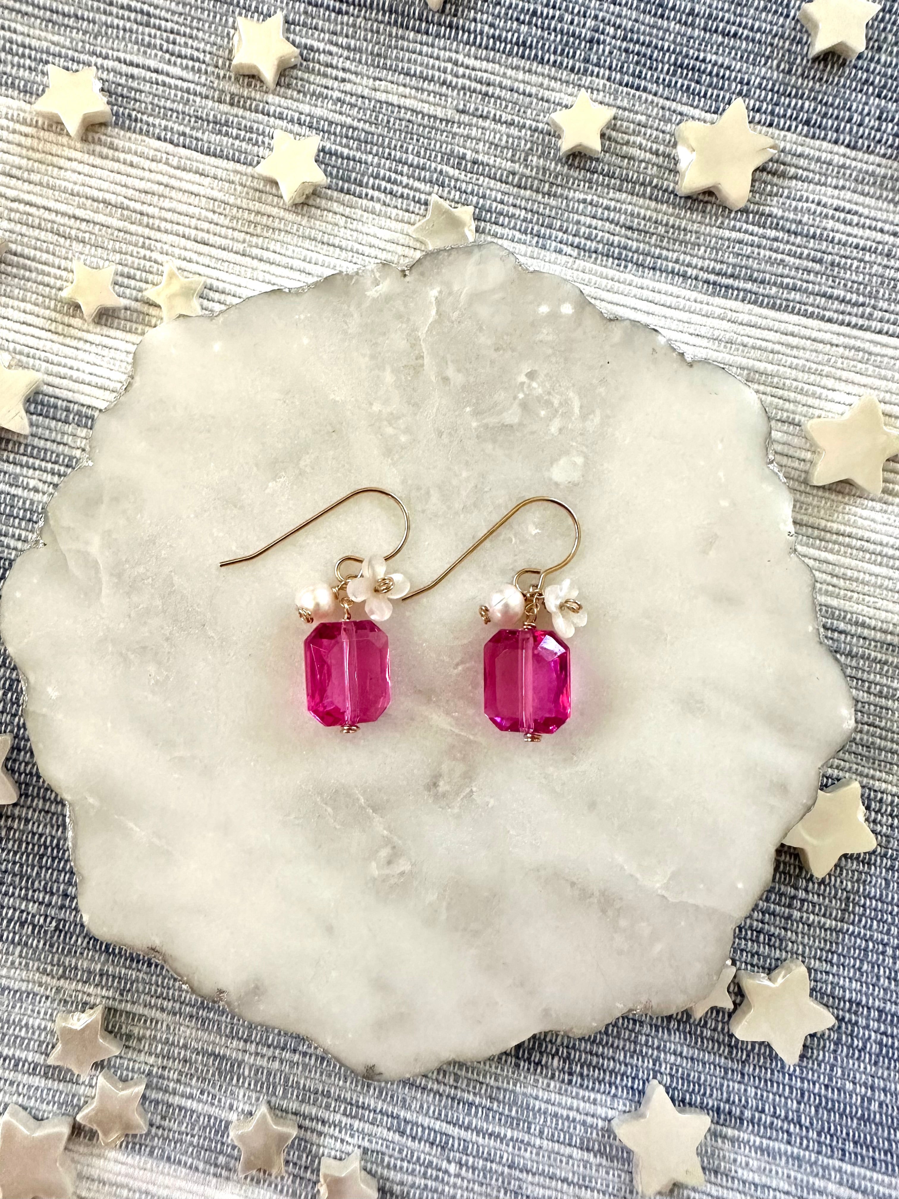 Rectangle Candy Earrings