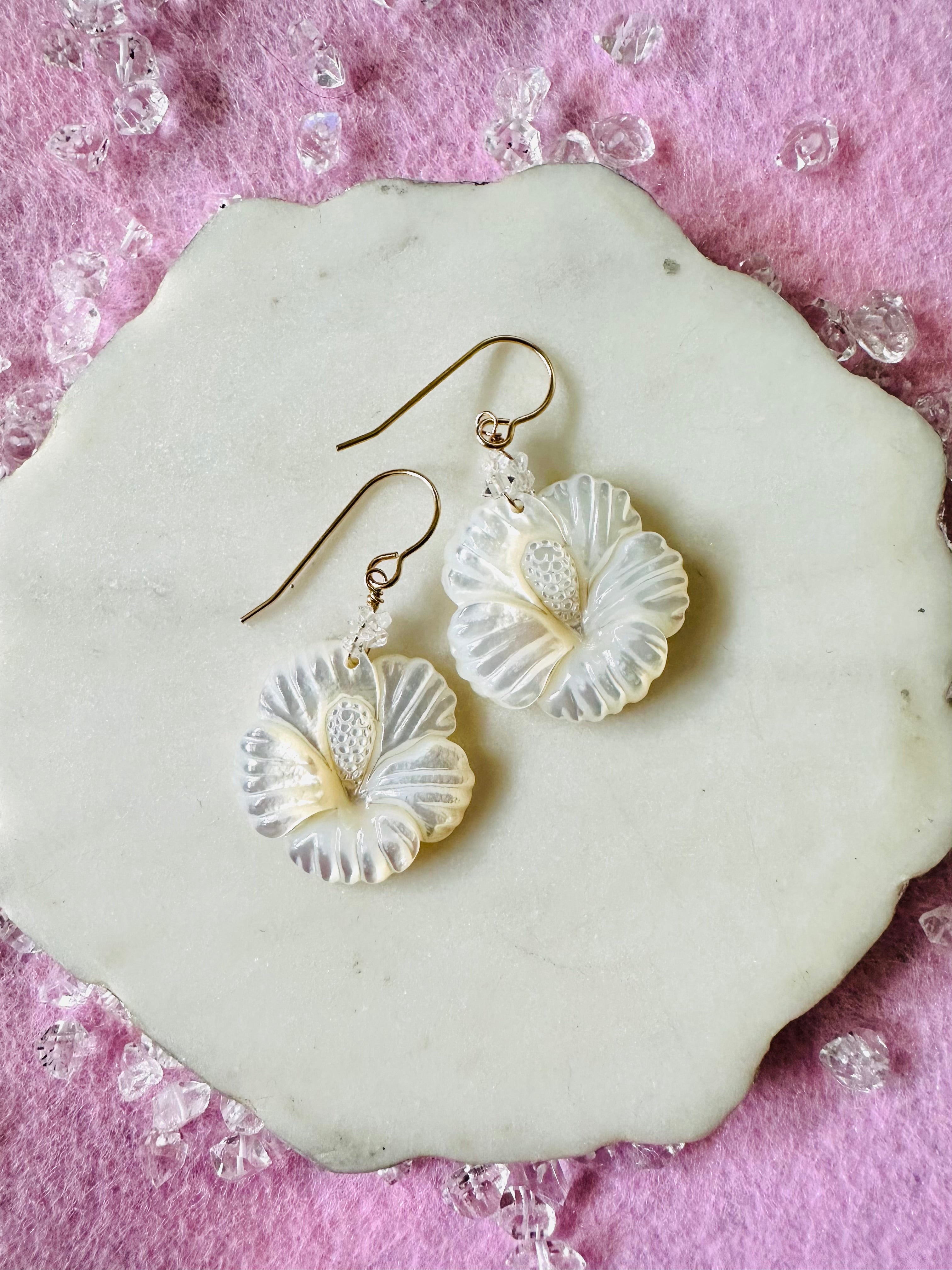 Hibiscus Earrings