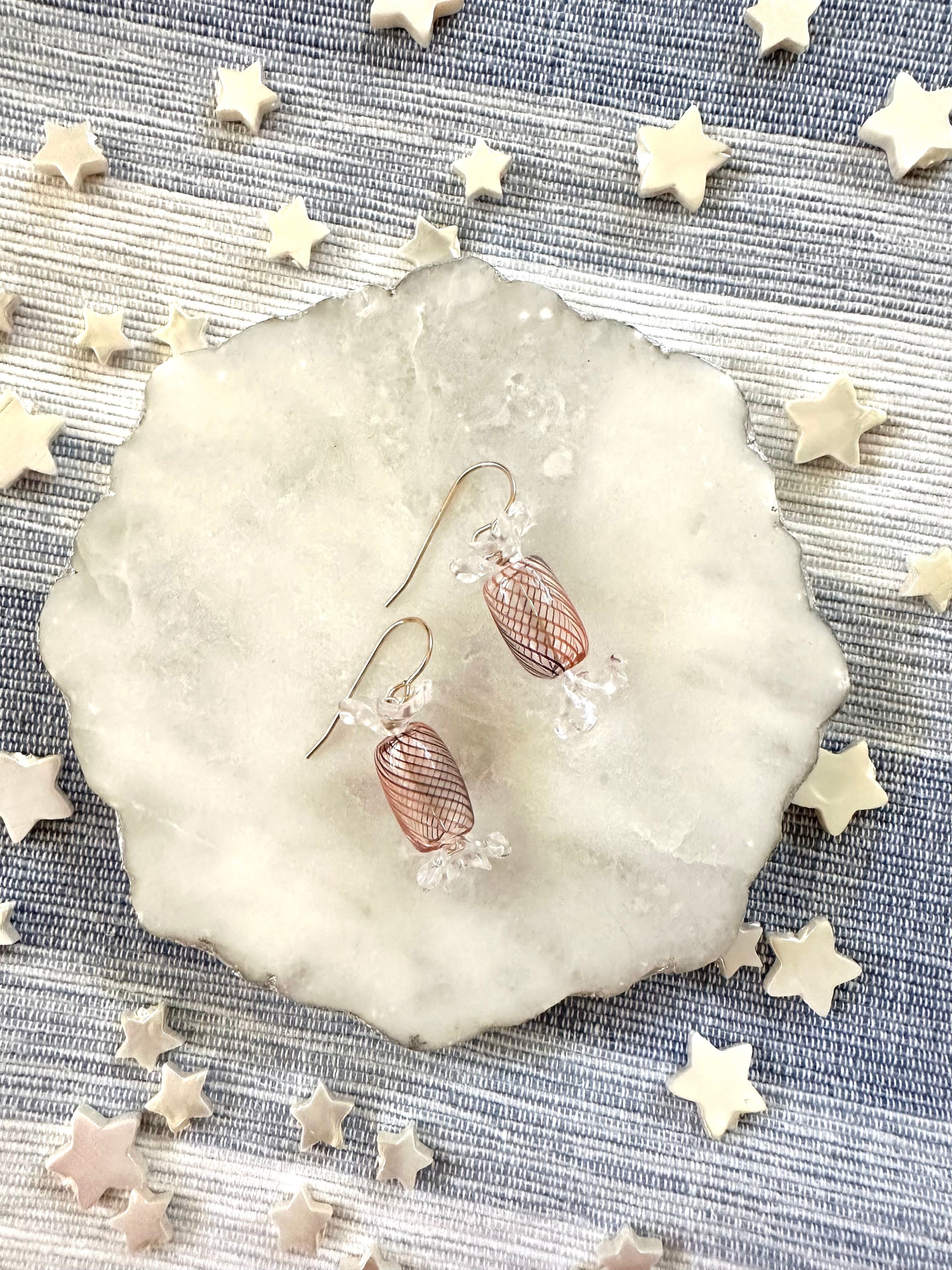 Caramel Candy Earrings