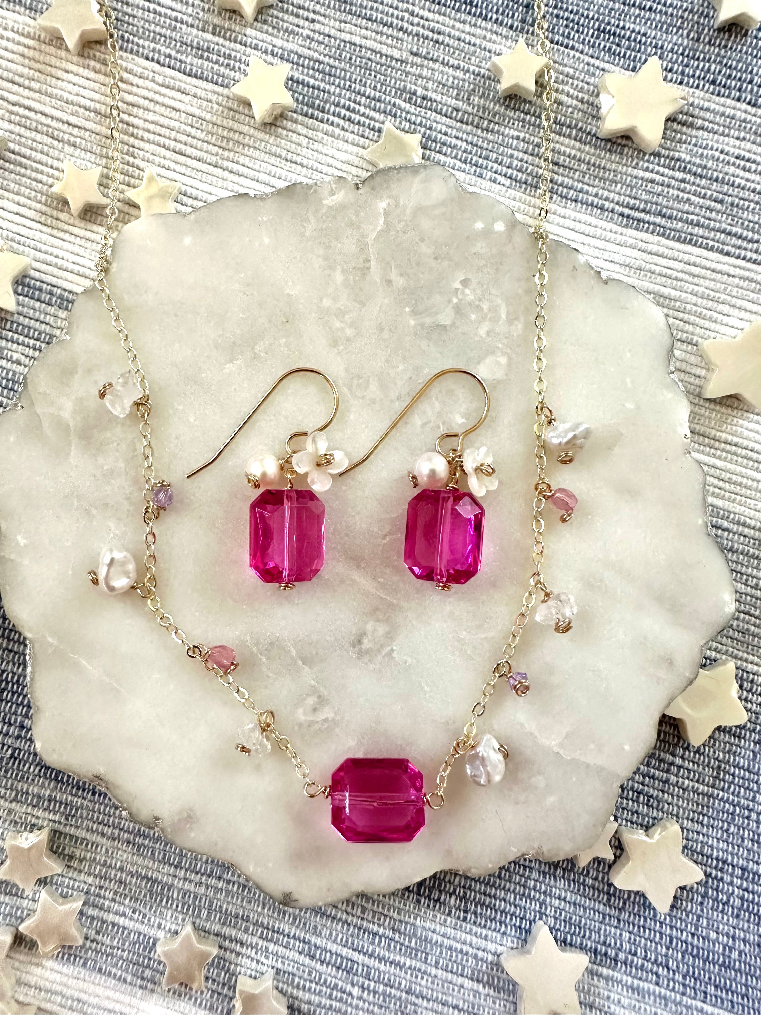 Rectangle Candy Earrings