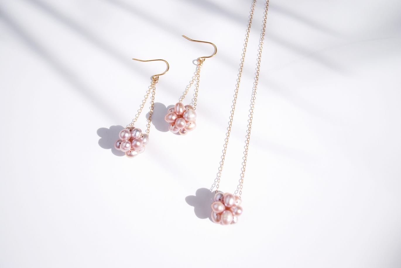 Purple Freshwater Pearl Sphere Necklace - Lehua Hawaii Jewelry LLC