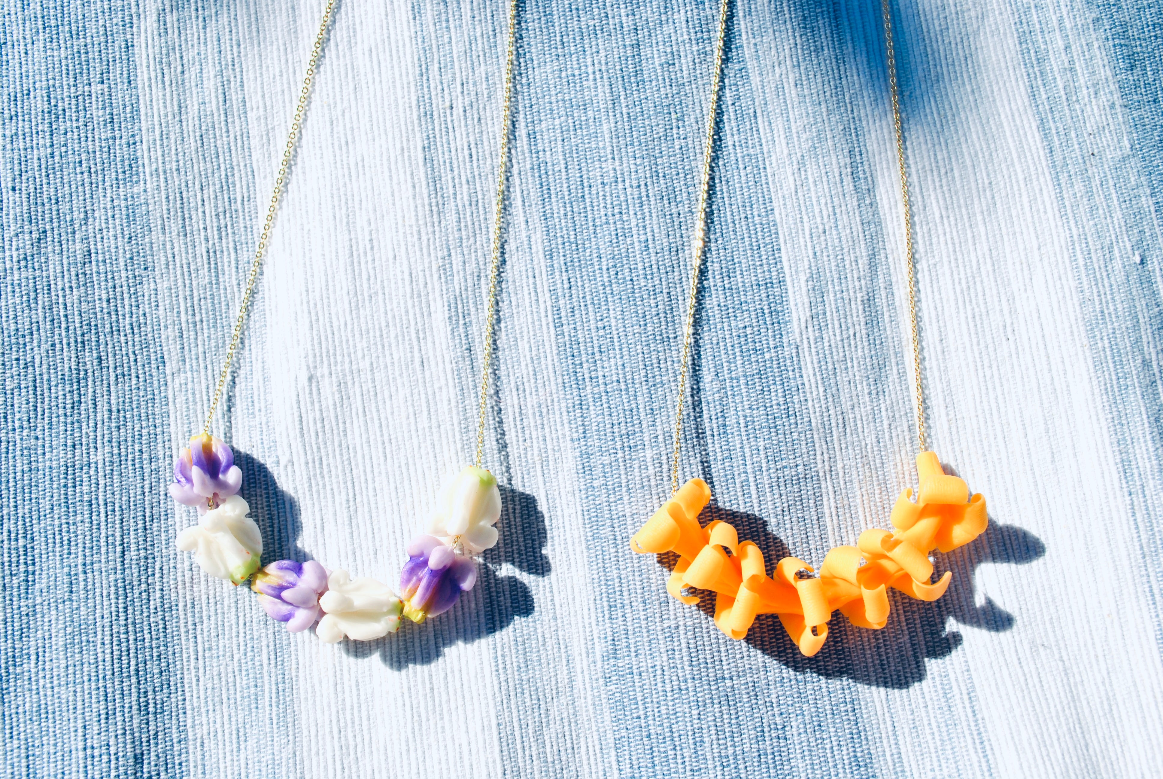 White Crown Flower Necklace - Lehua Hawaii Jewelry LLC