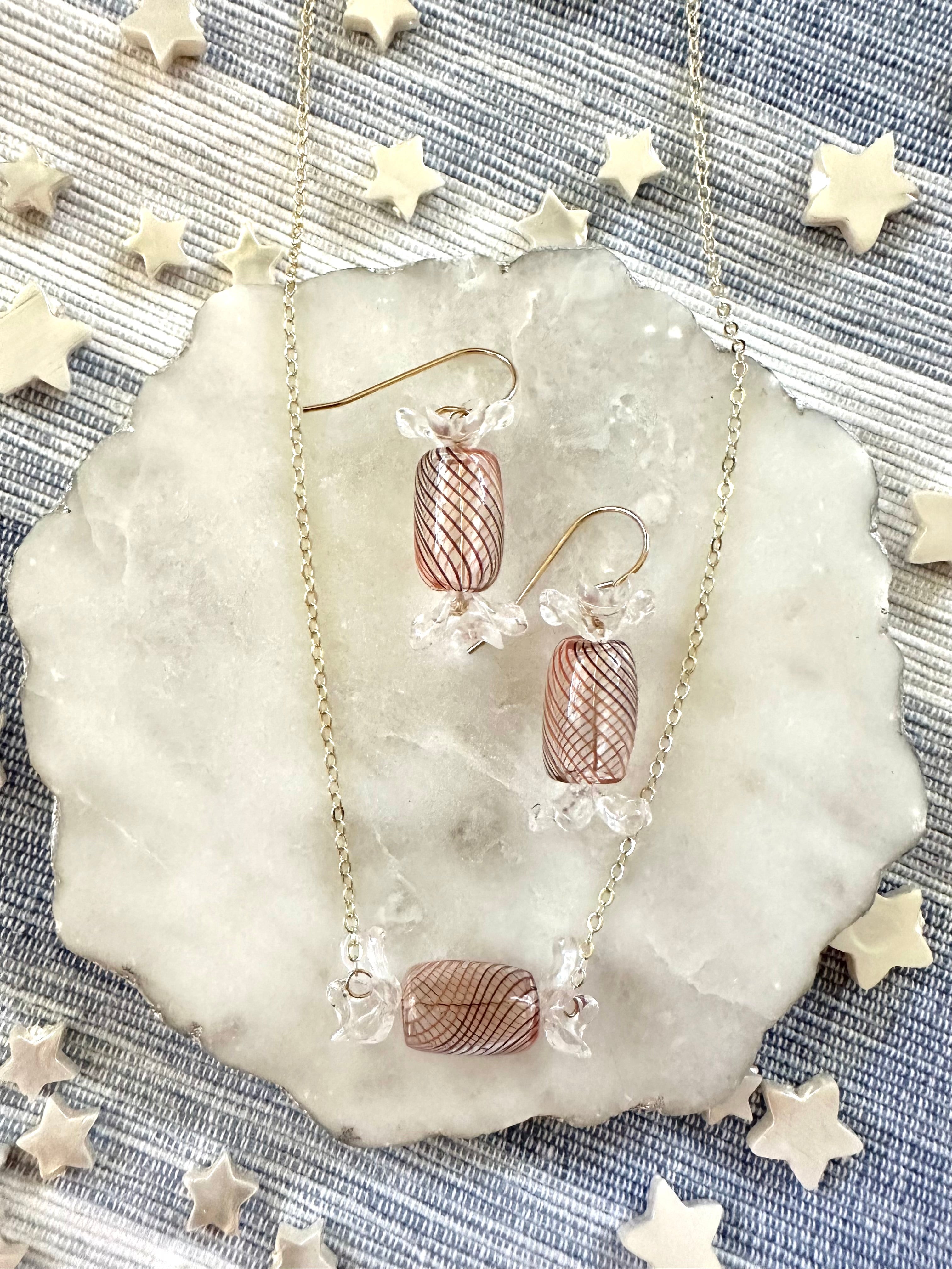 Caramel Candy Necklaces