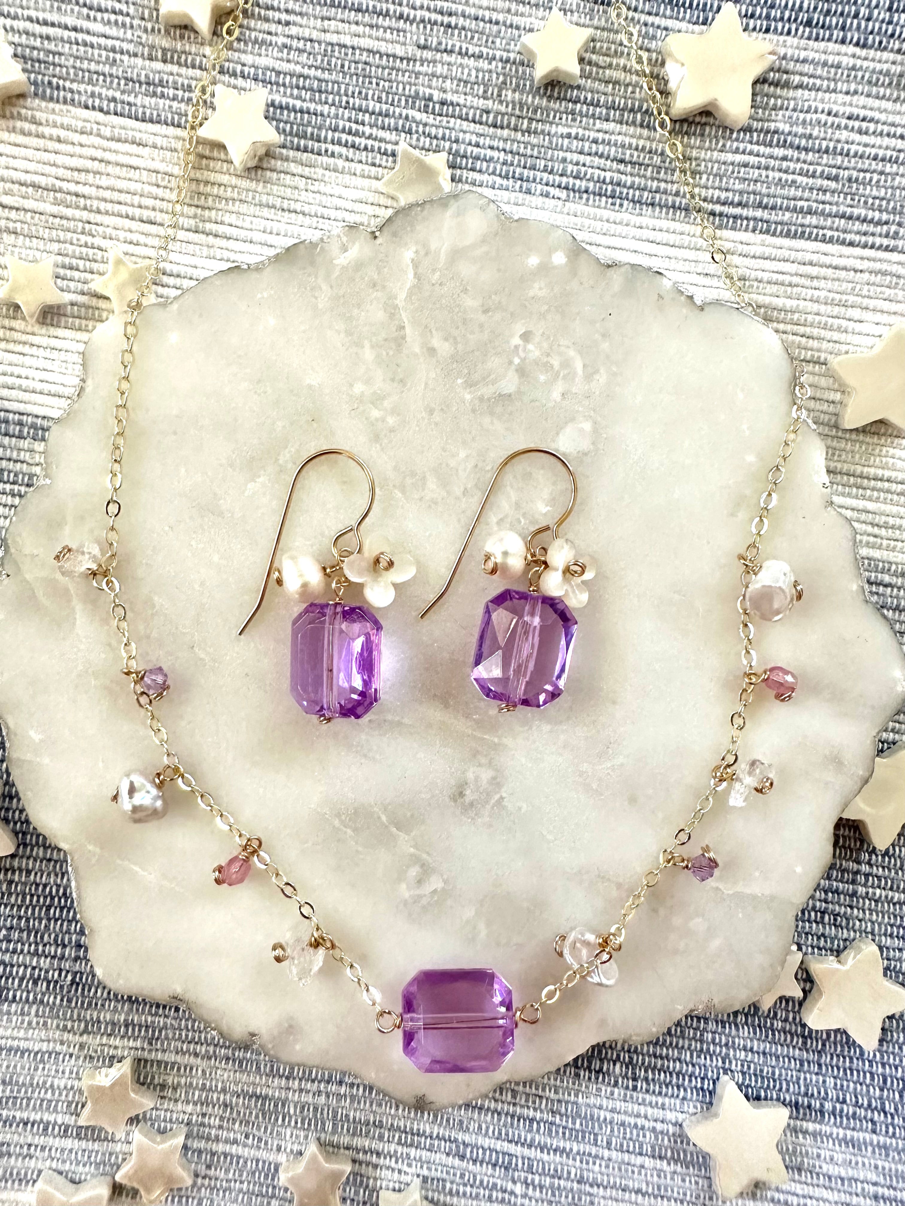 Rectangle Candy Earrings