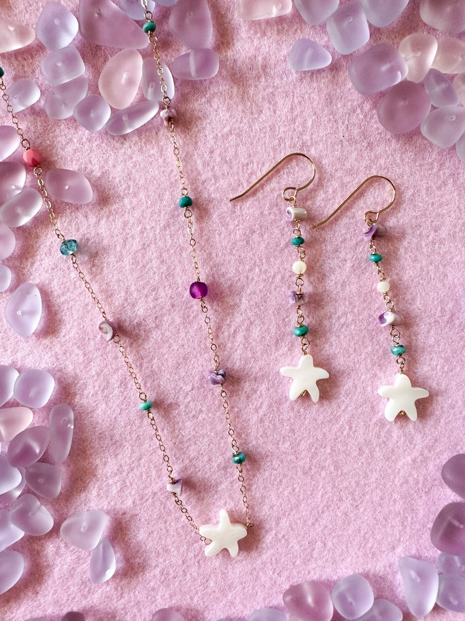 Starfish Shell Necklace - Lehua Hawaii Jewelry LLC