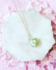 Heart Sea Glass Necklace