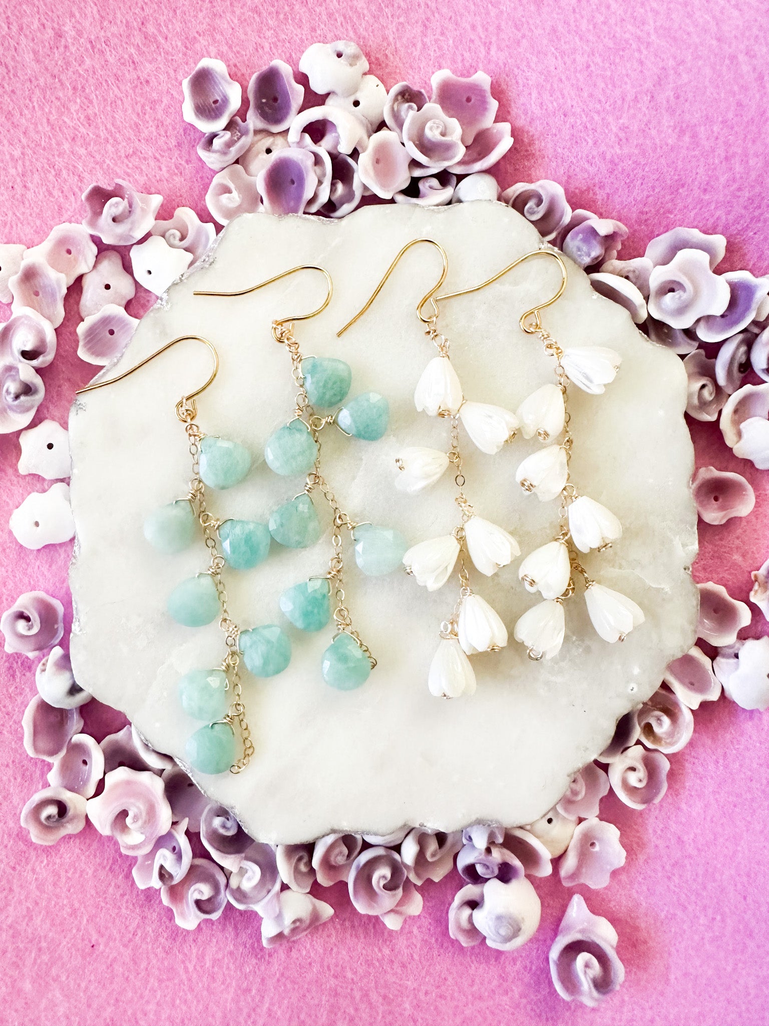 Pikake Drop Earrings