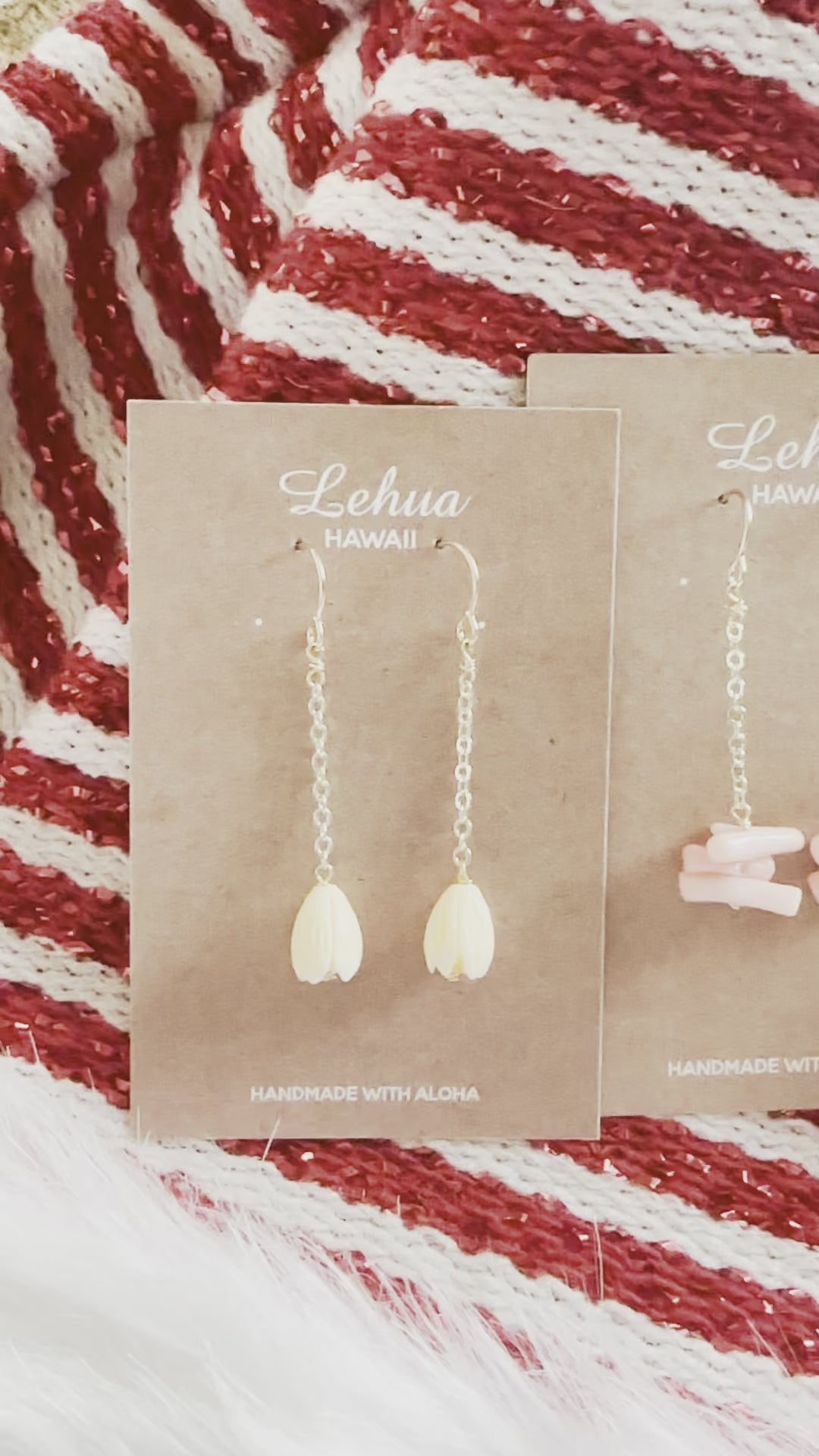 Load video: Multi Color Shell Earrings