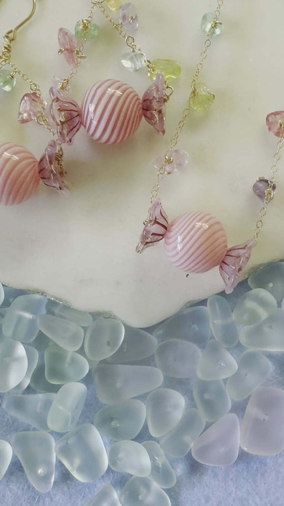 Load video: Rainbow Candy Necklace