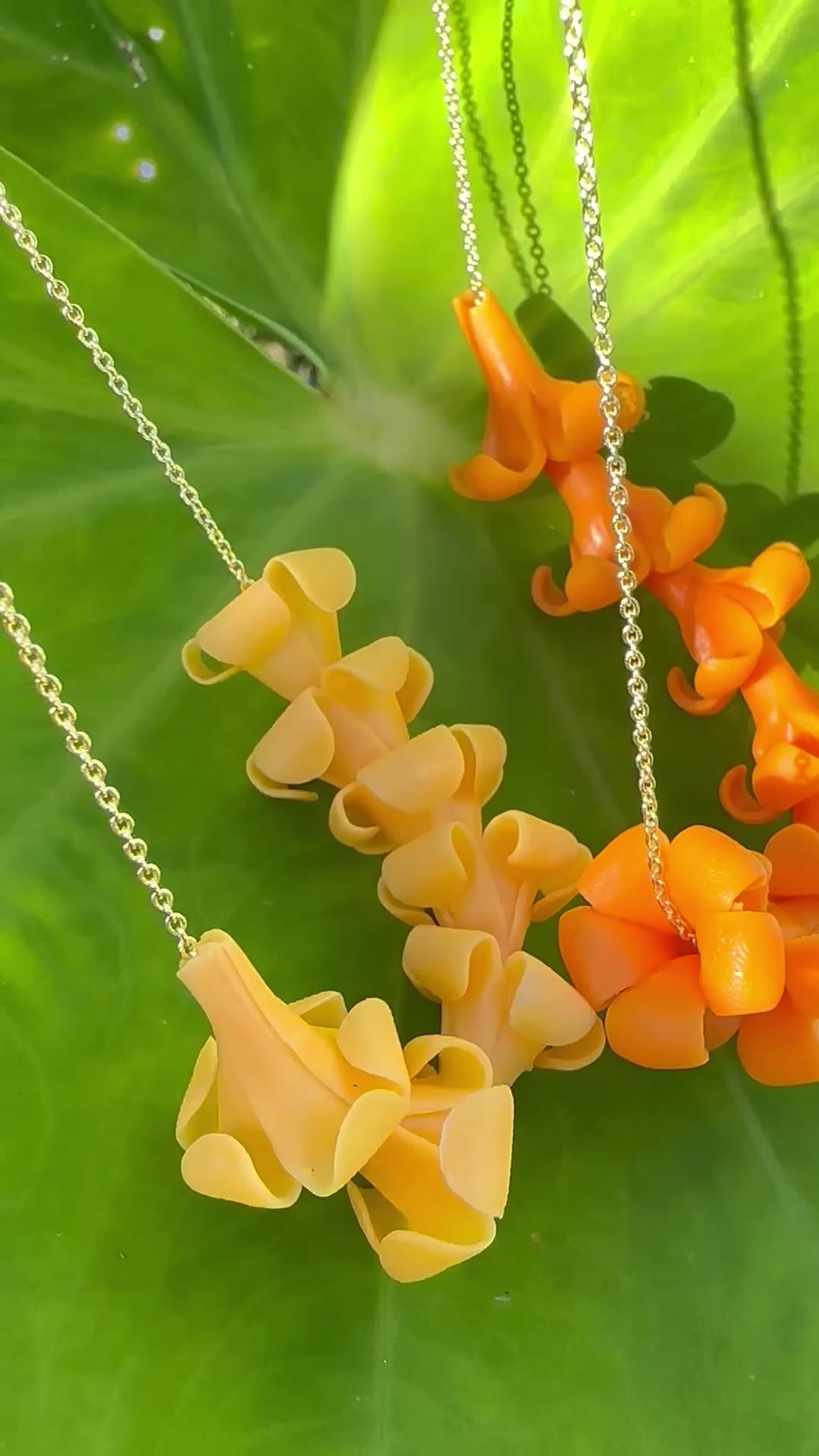 Load video: Puakenikeni Necklaces
