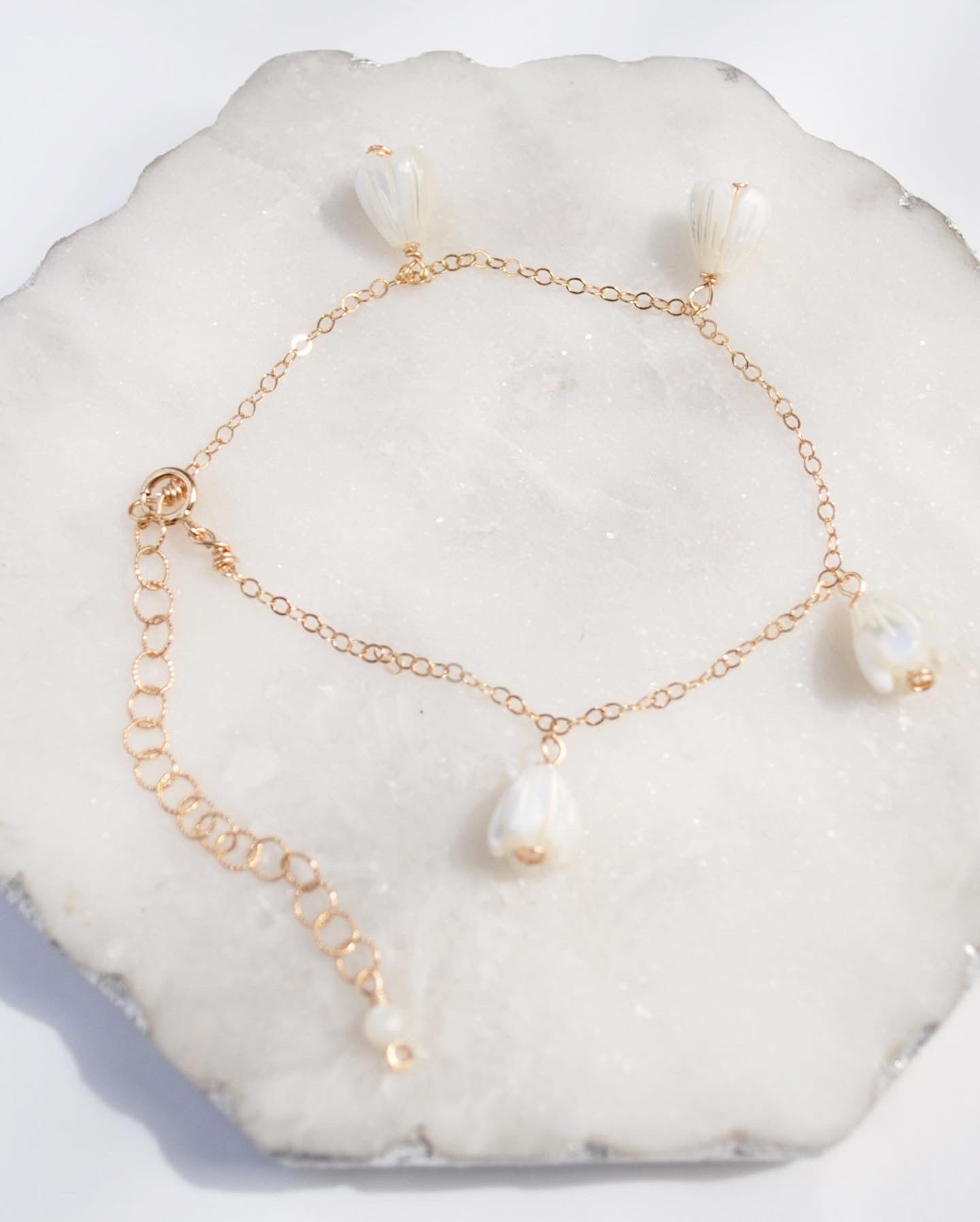 Pikake Flower Bracelet - Lehua Hawaii Jewelry LLC