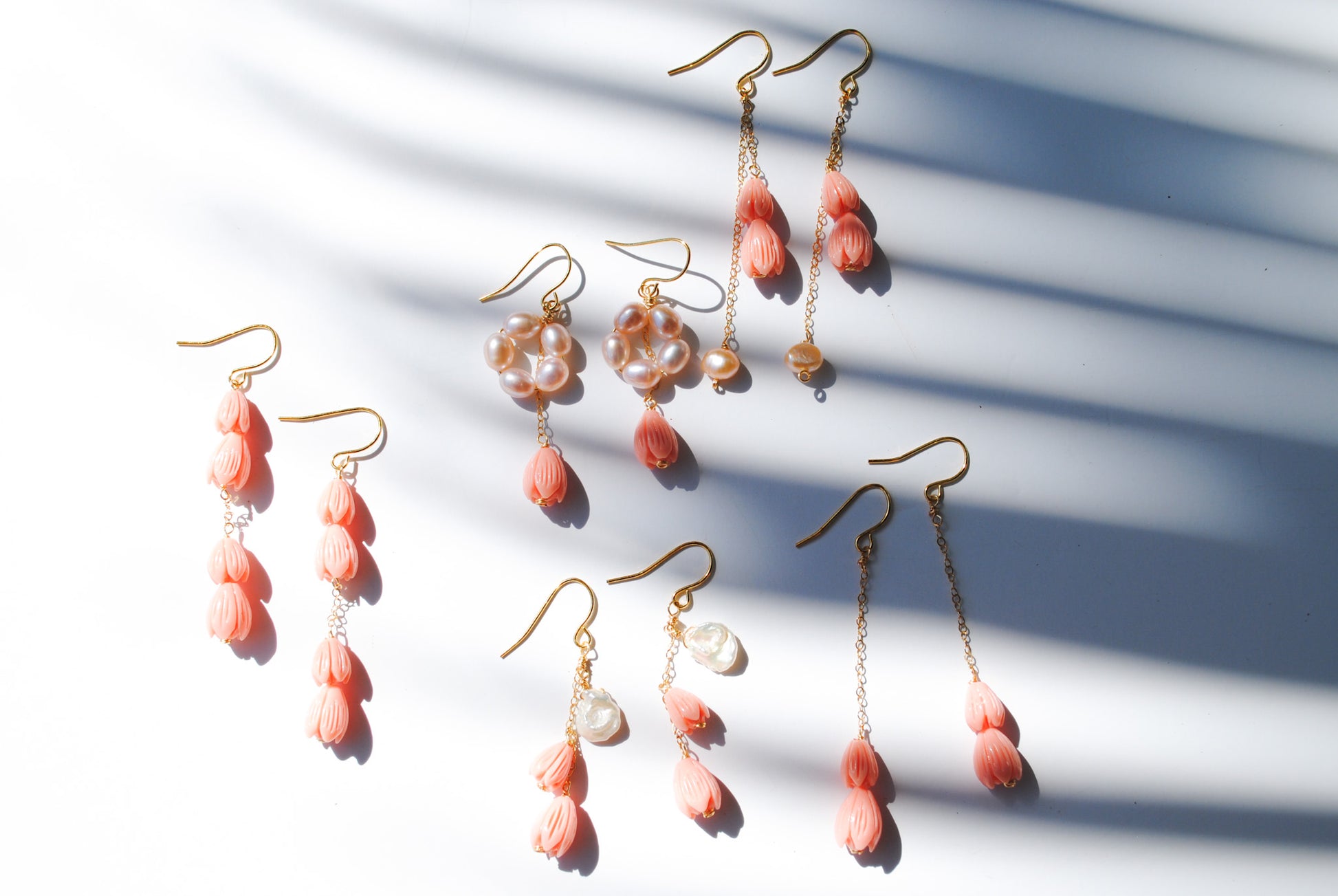 Pikake & Keishi Pearl Earrings - Lehua Hawaii Jewelry LLC