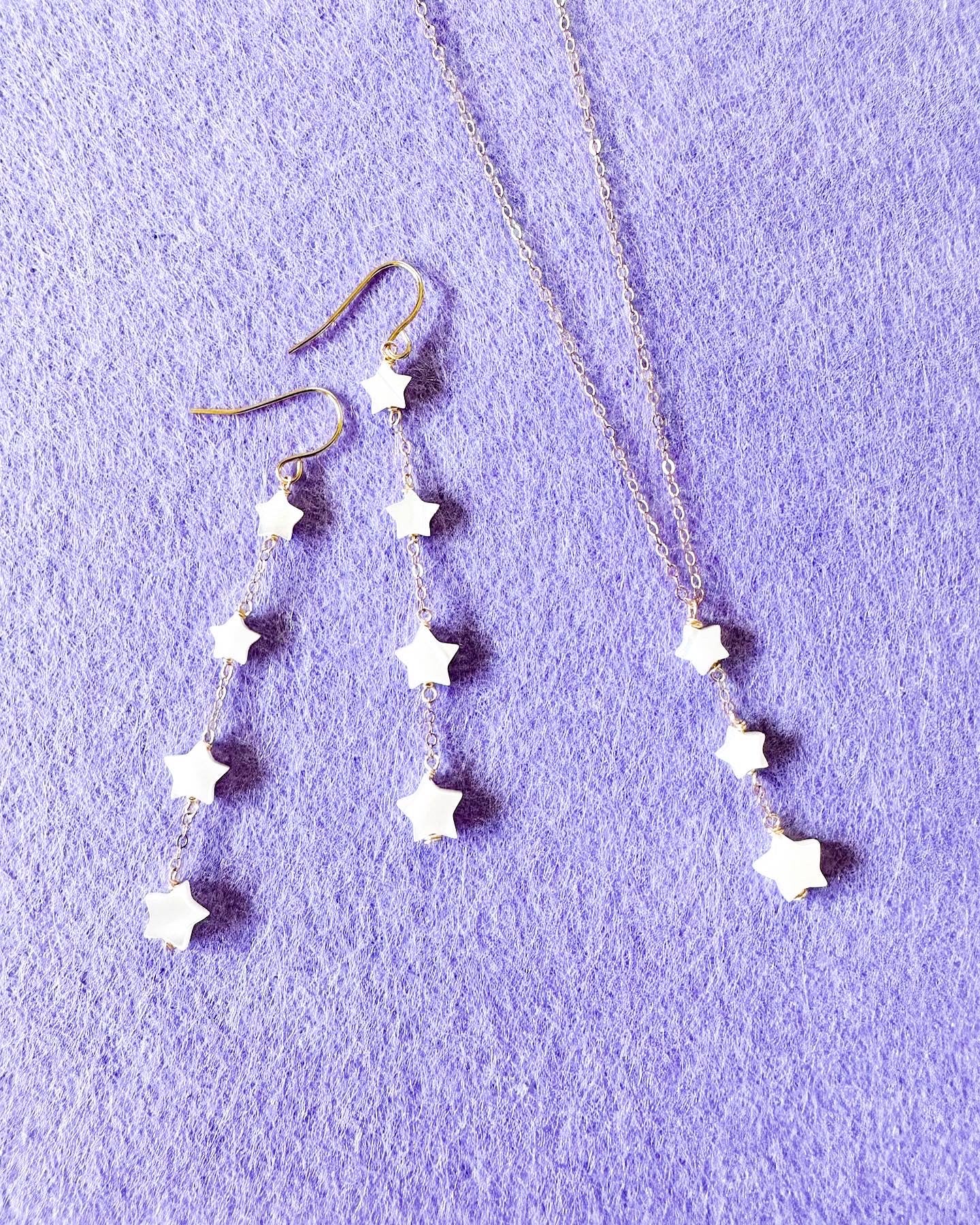 Shell Star Earrings - Lehua Hawaii Jewelry LLC