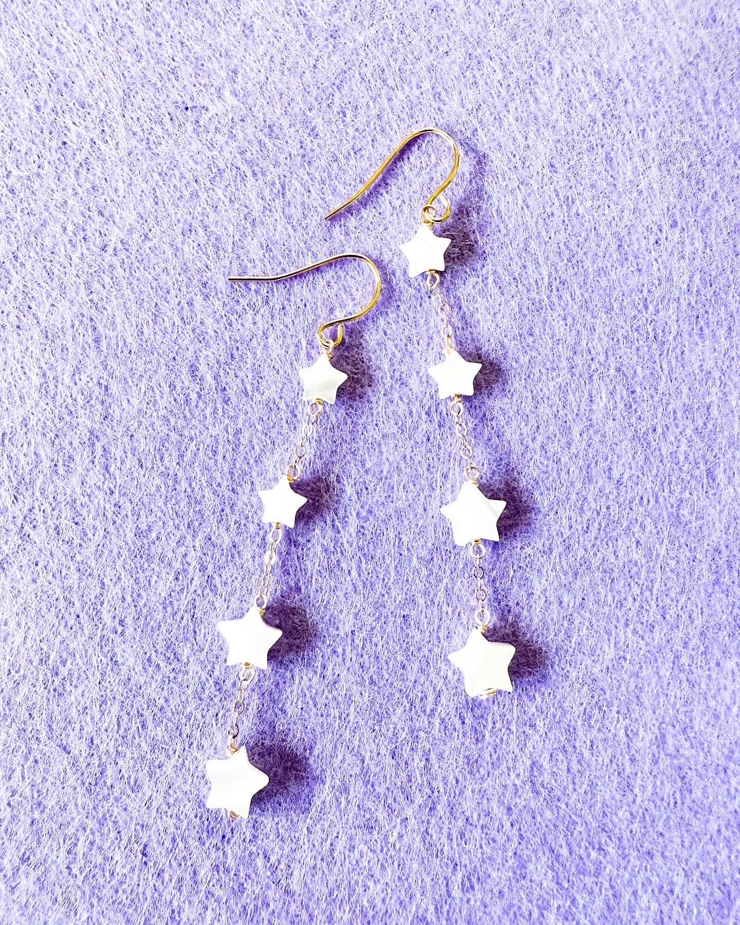 Shell Star Earrings - Lehua Hawaii Jewelry LLC