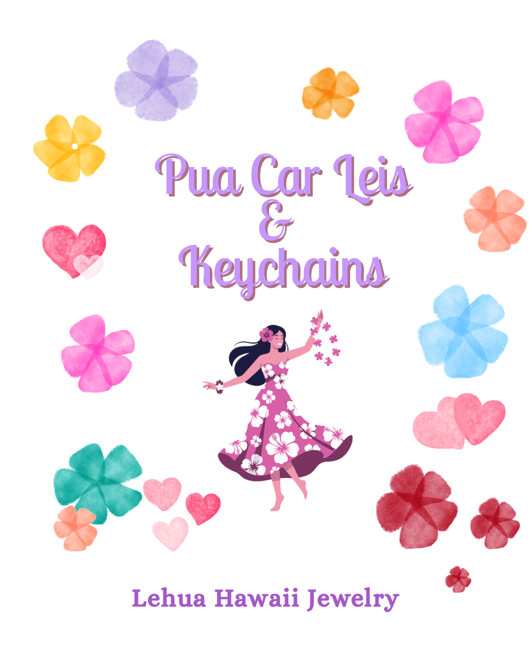 Pua Car Leis & Keychains