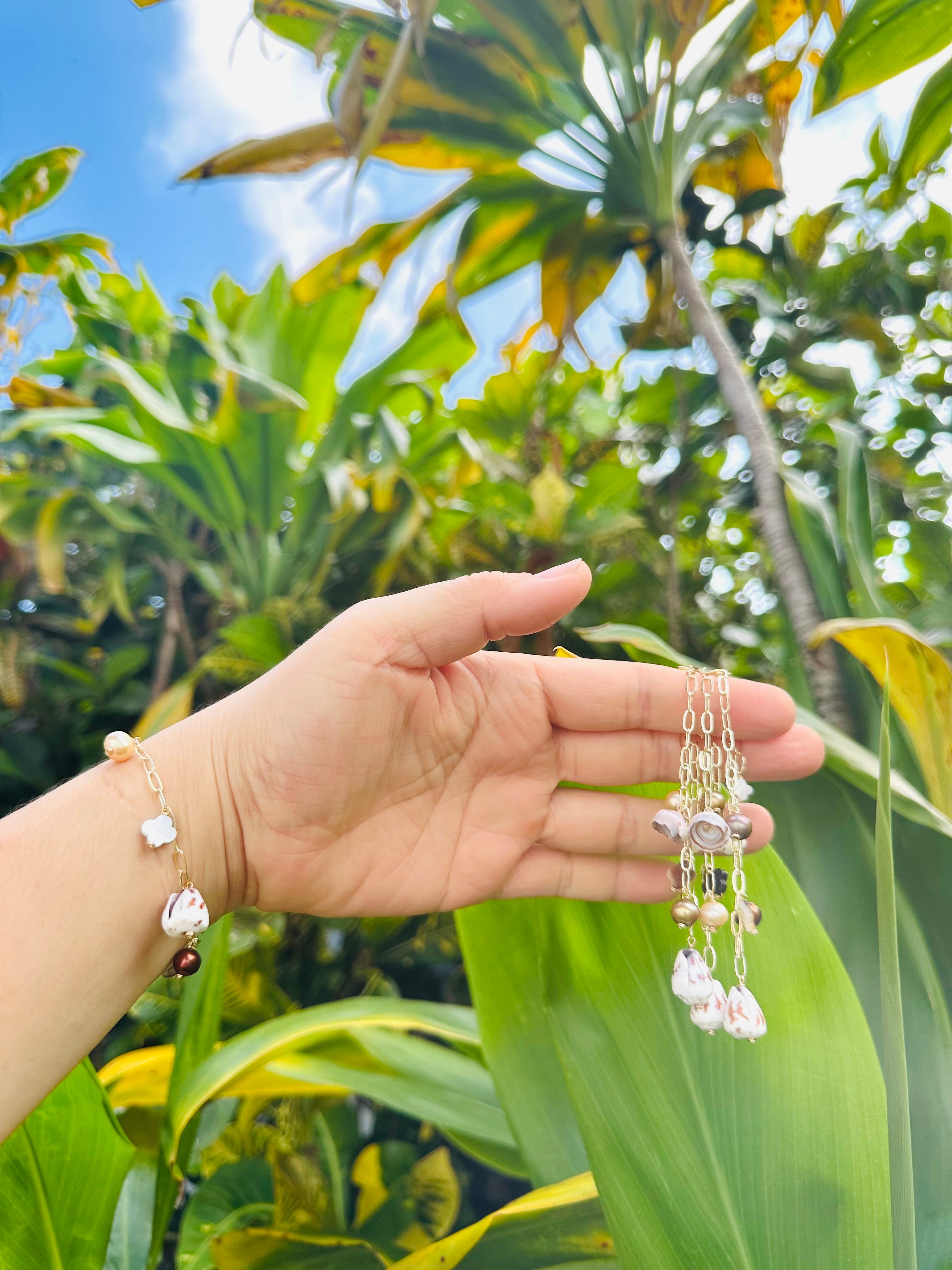 Shells & Pearls Bracelet