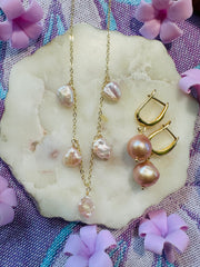 Pink Freshwater Pearl Necklaces