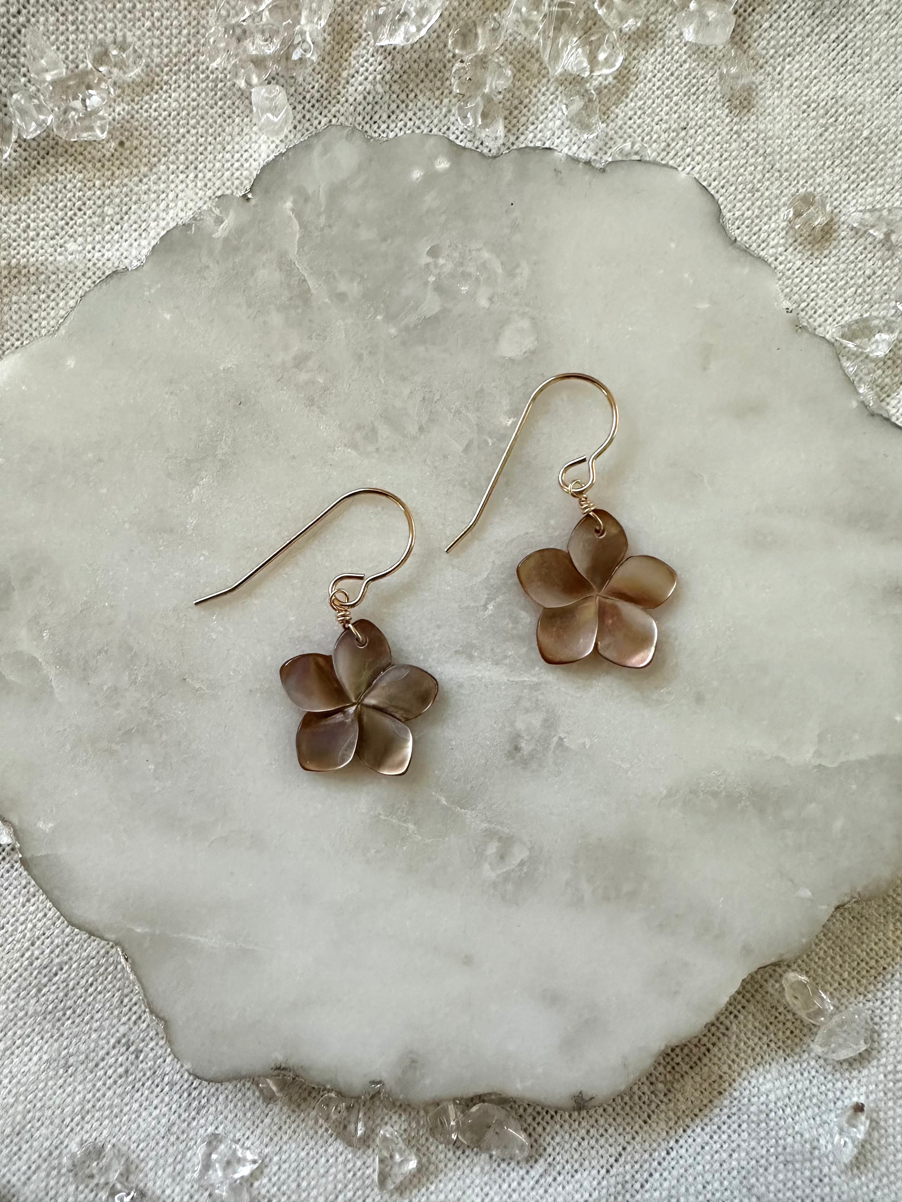 Plumeria Earrings