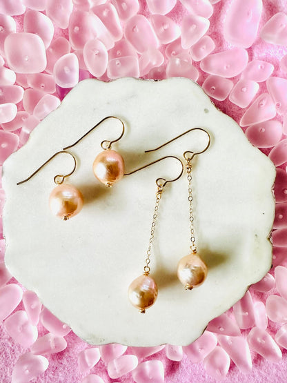 Baroque Pearl Earrings - Lehua Hawaii Jewelry LLC