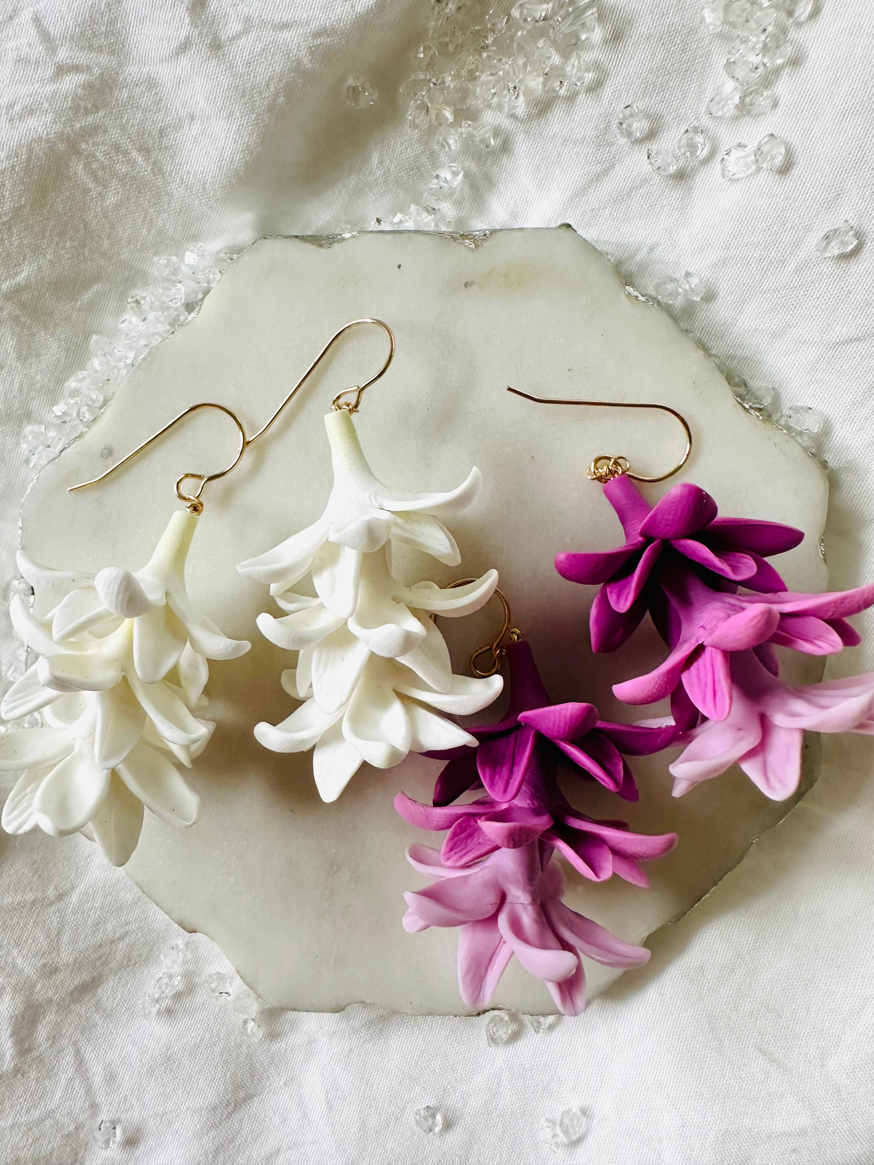 Pikake Clay Earrings