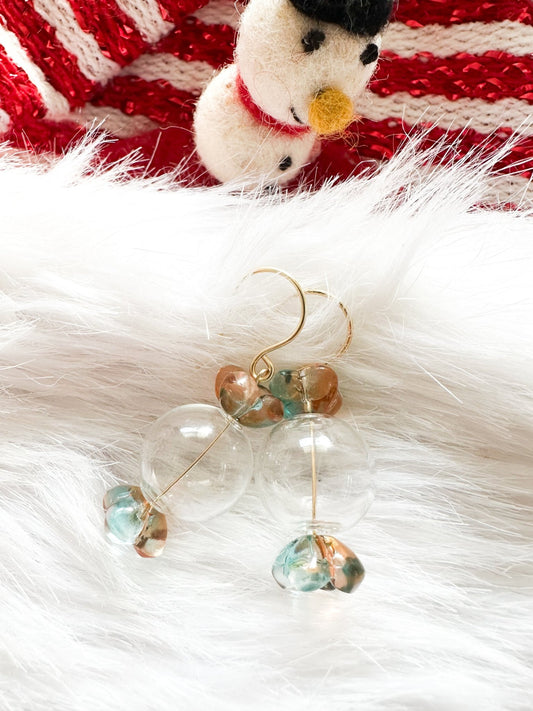 Clear Glass Candy Earrings - Lehua Hawaii Jewelry LLC