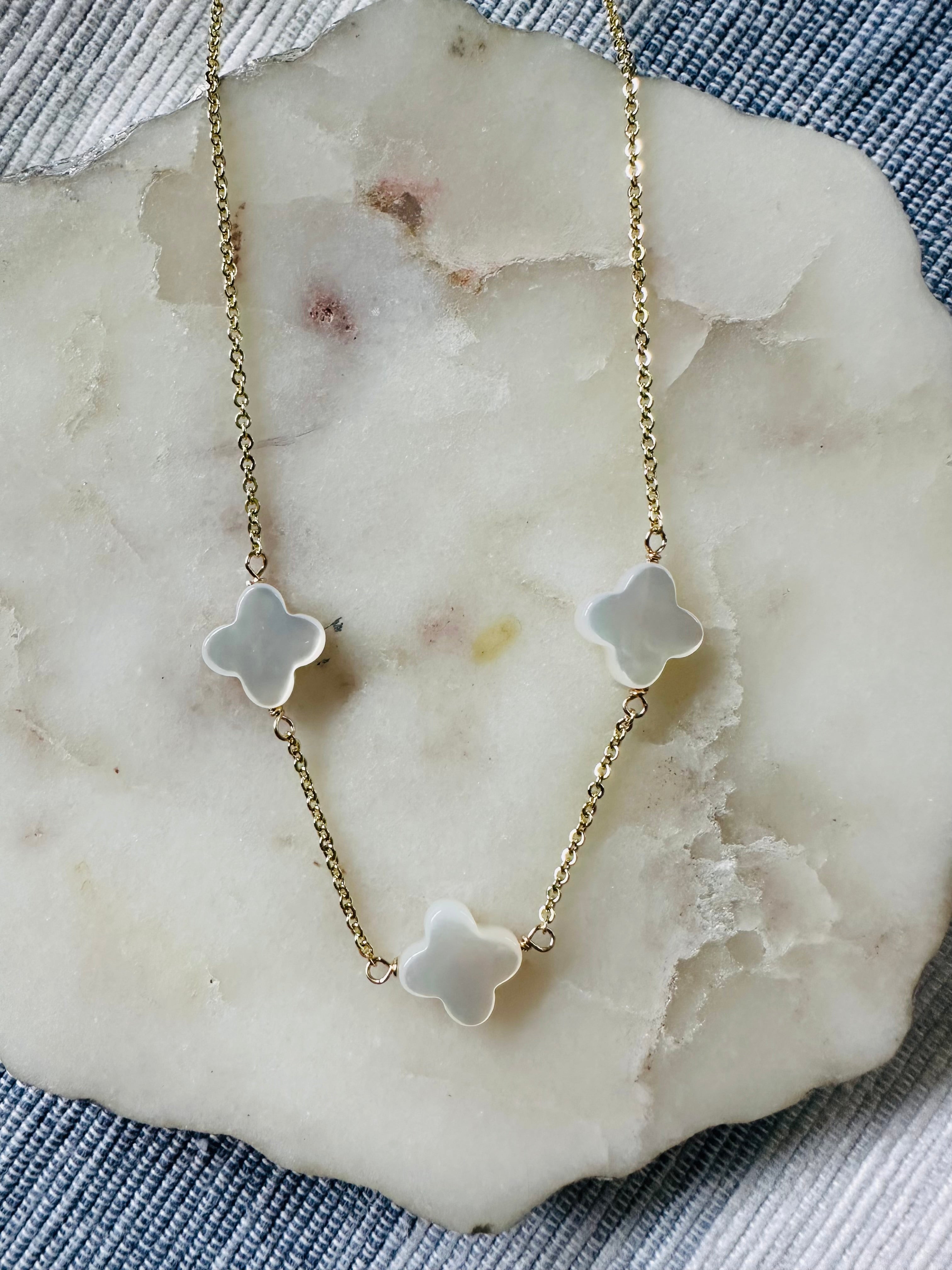 Triple Clover Necklaces