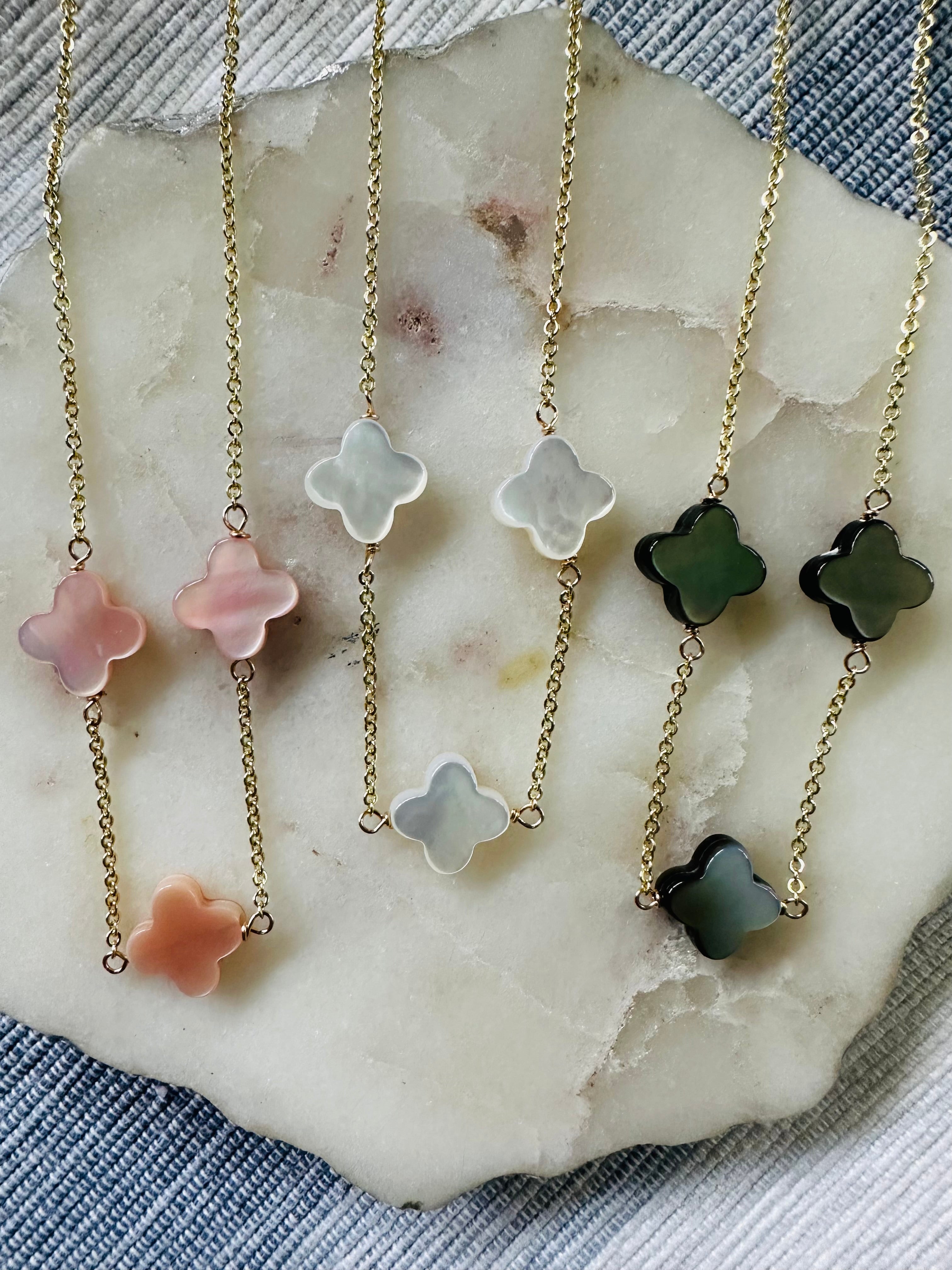 Triple Clover Necklaces