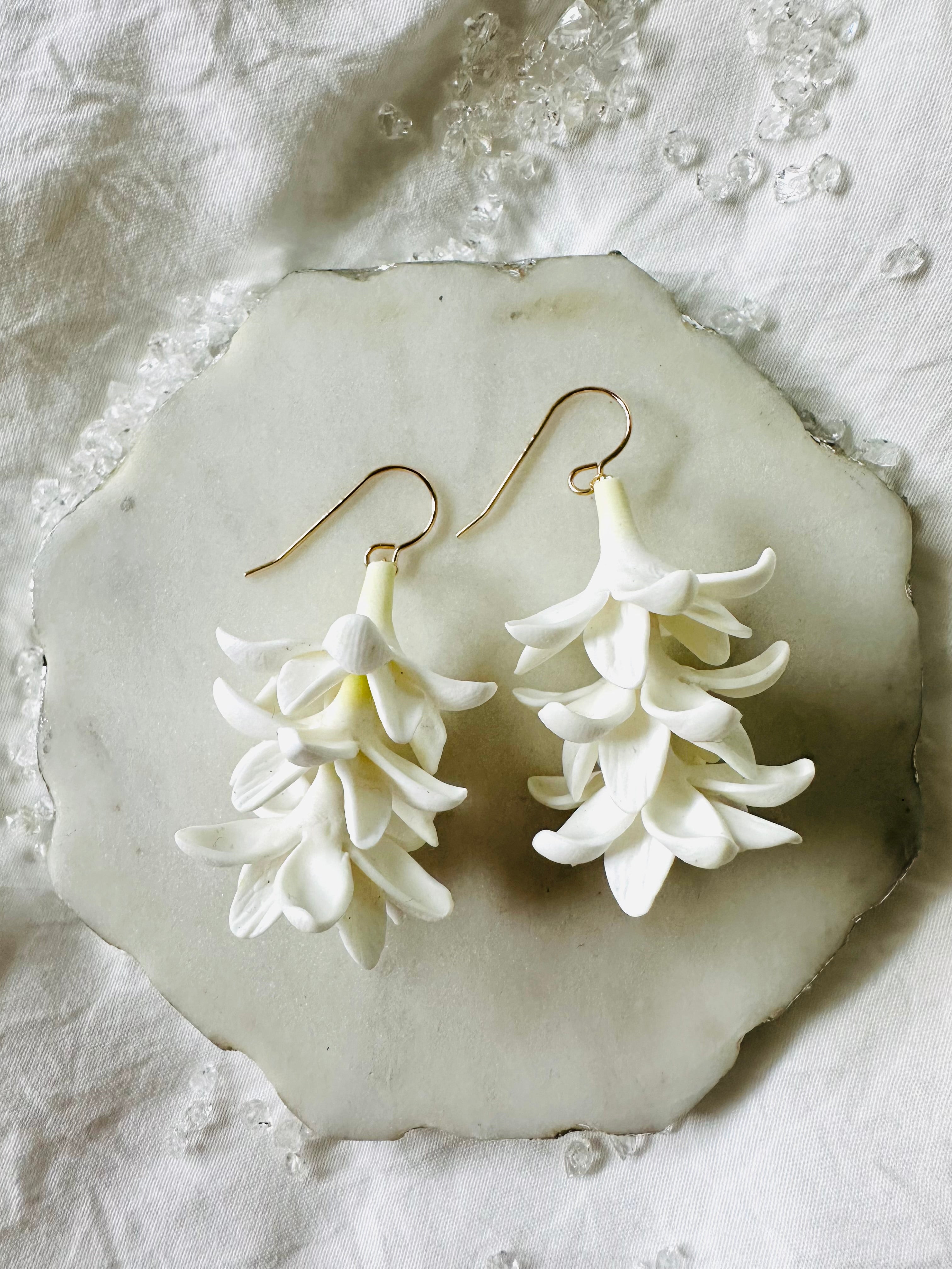 Pua Pikake Earrings