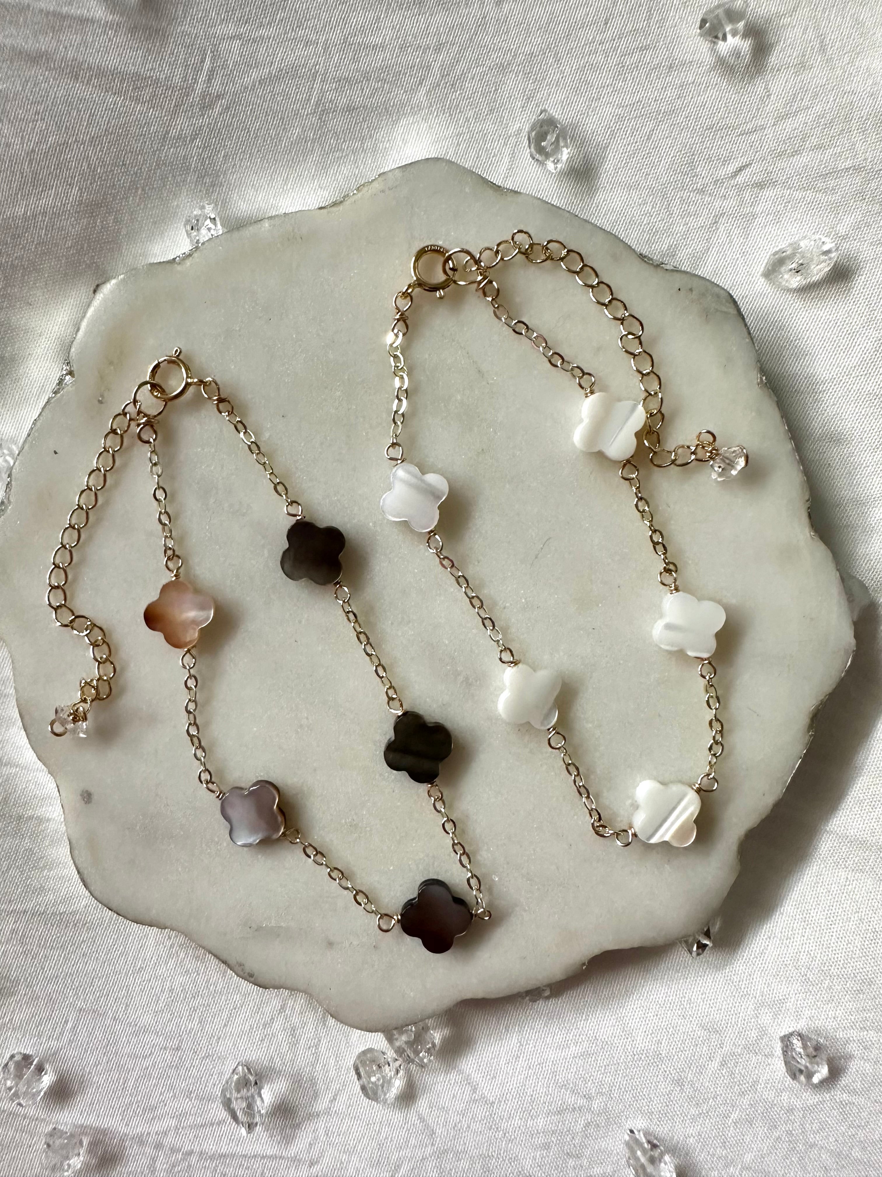 Clover Shell Bracelets – Lehua Hawaii Jewelry LLC