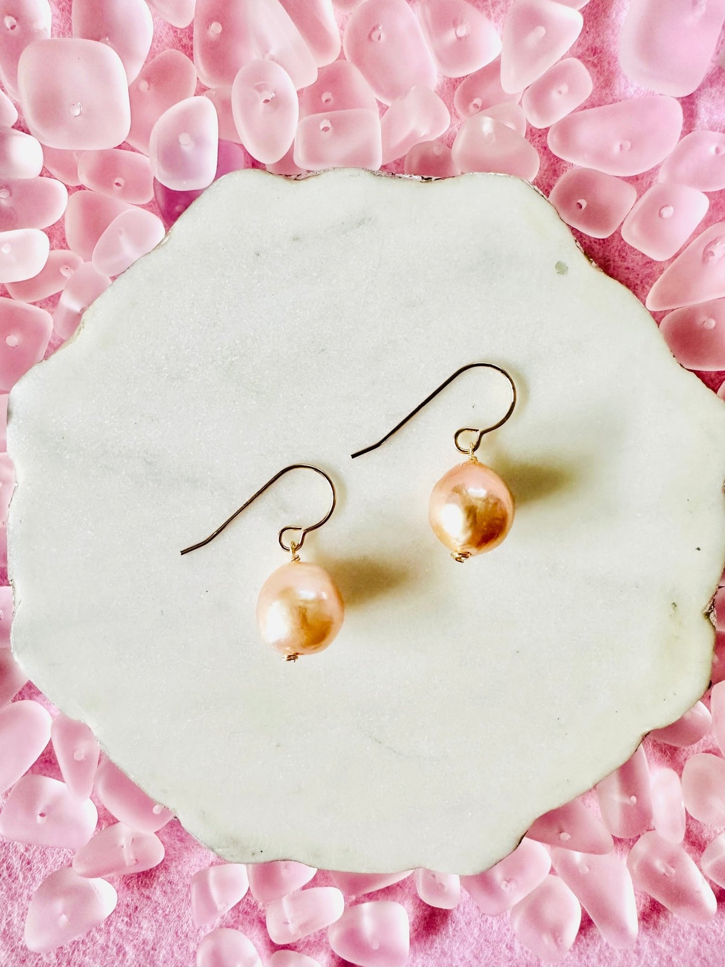 Baroque Pearl Drop Earrings - Lehua Hawaii Jewelry LLC