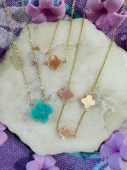 Amazonite Clover Necklaces