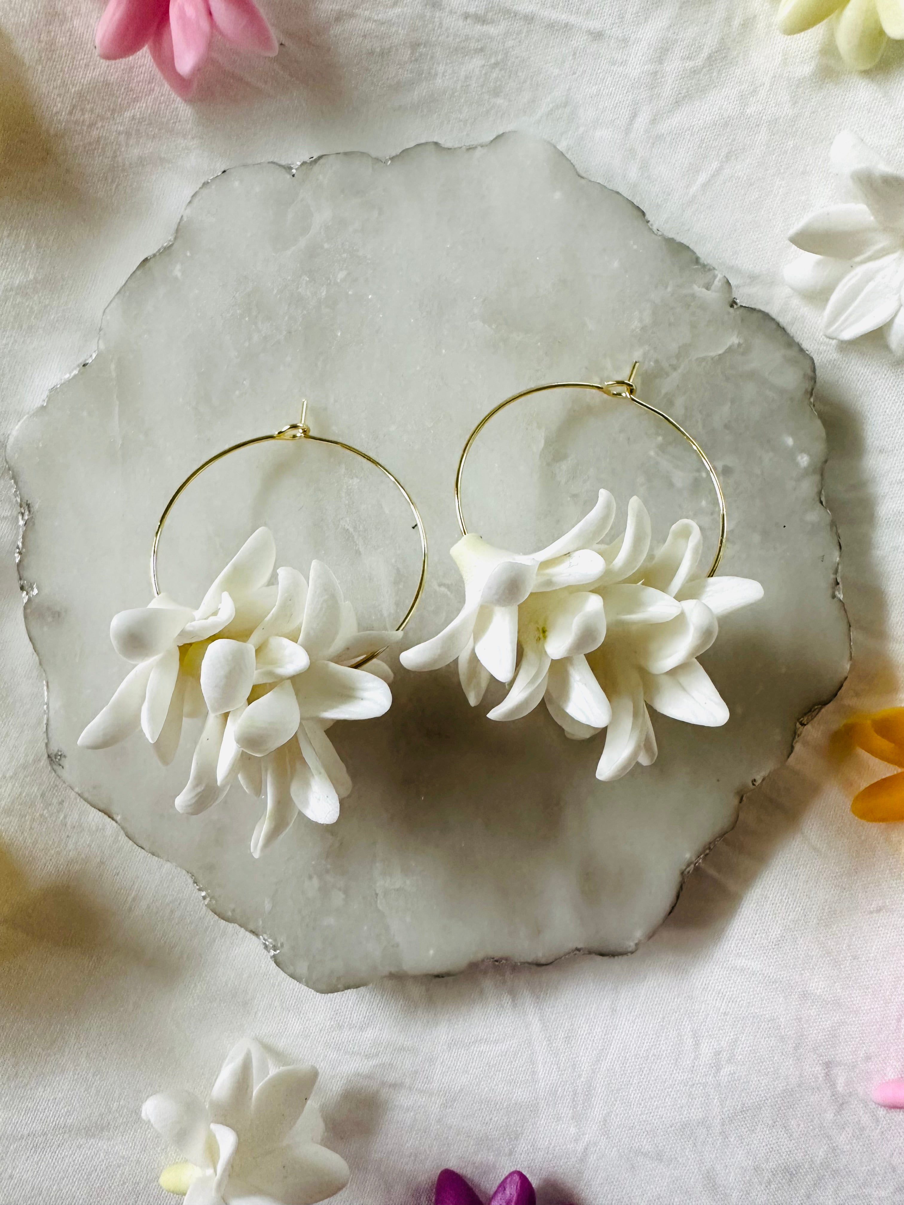 Pua Pikake Hoops