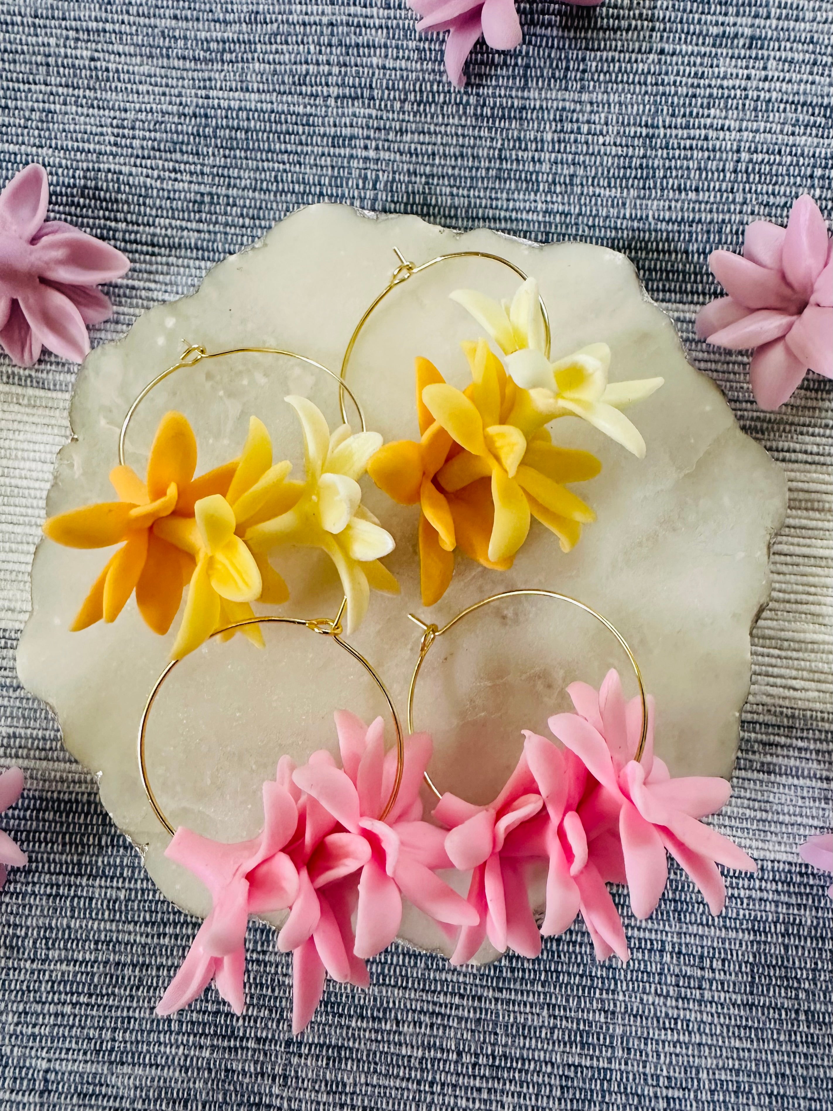 Pua Pikake Hoops