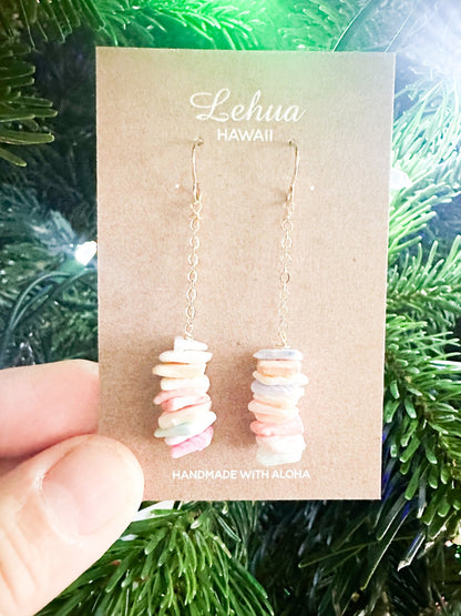 Multi Color Shell Earrings - Lehua Hawaii Jewelry LLC