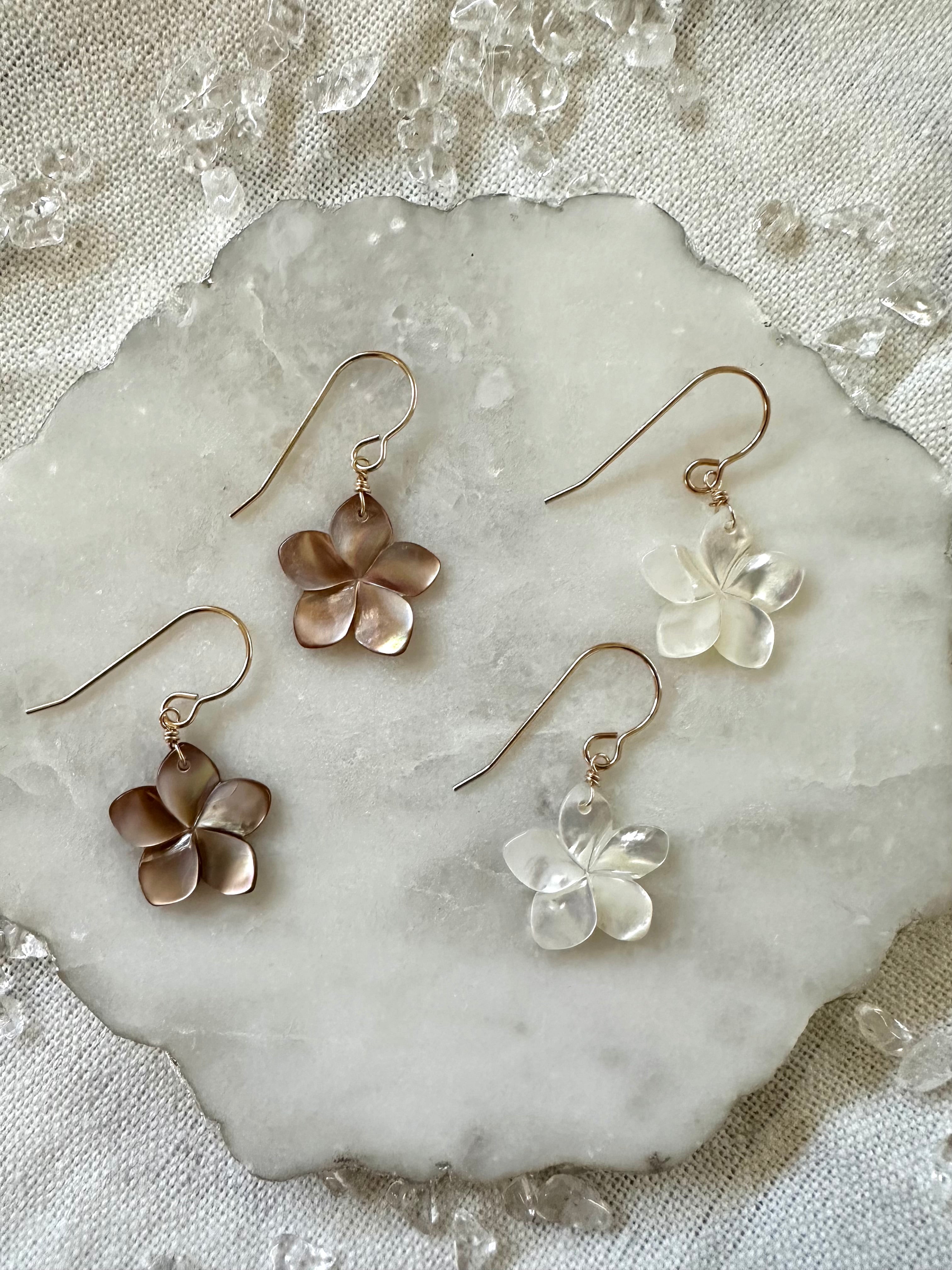 Plumeria Earrings