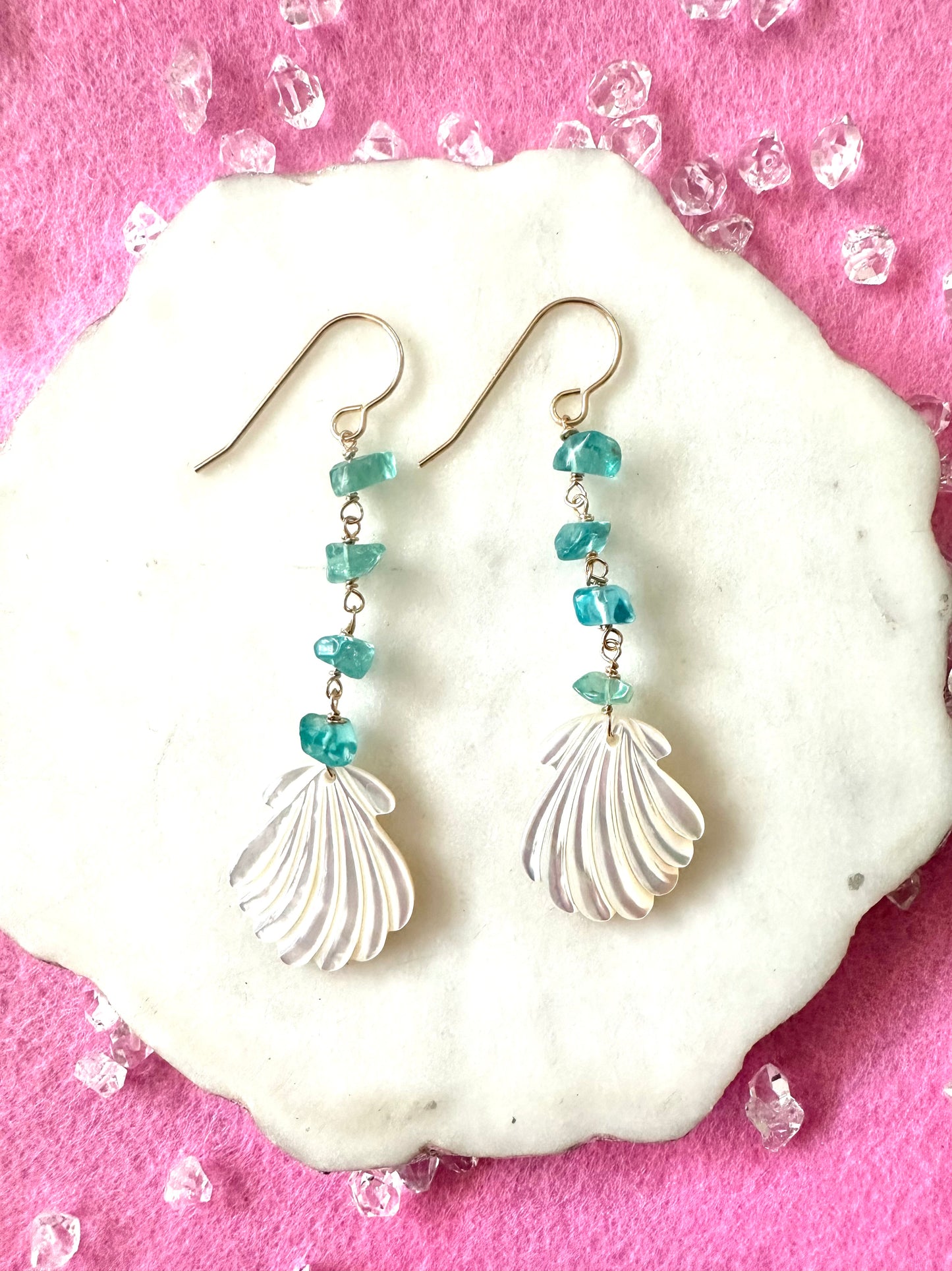 Clam Shell & Apetite Earrings