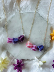 Triple Crown Flower Necklaces