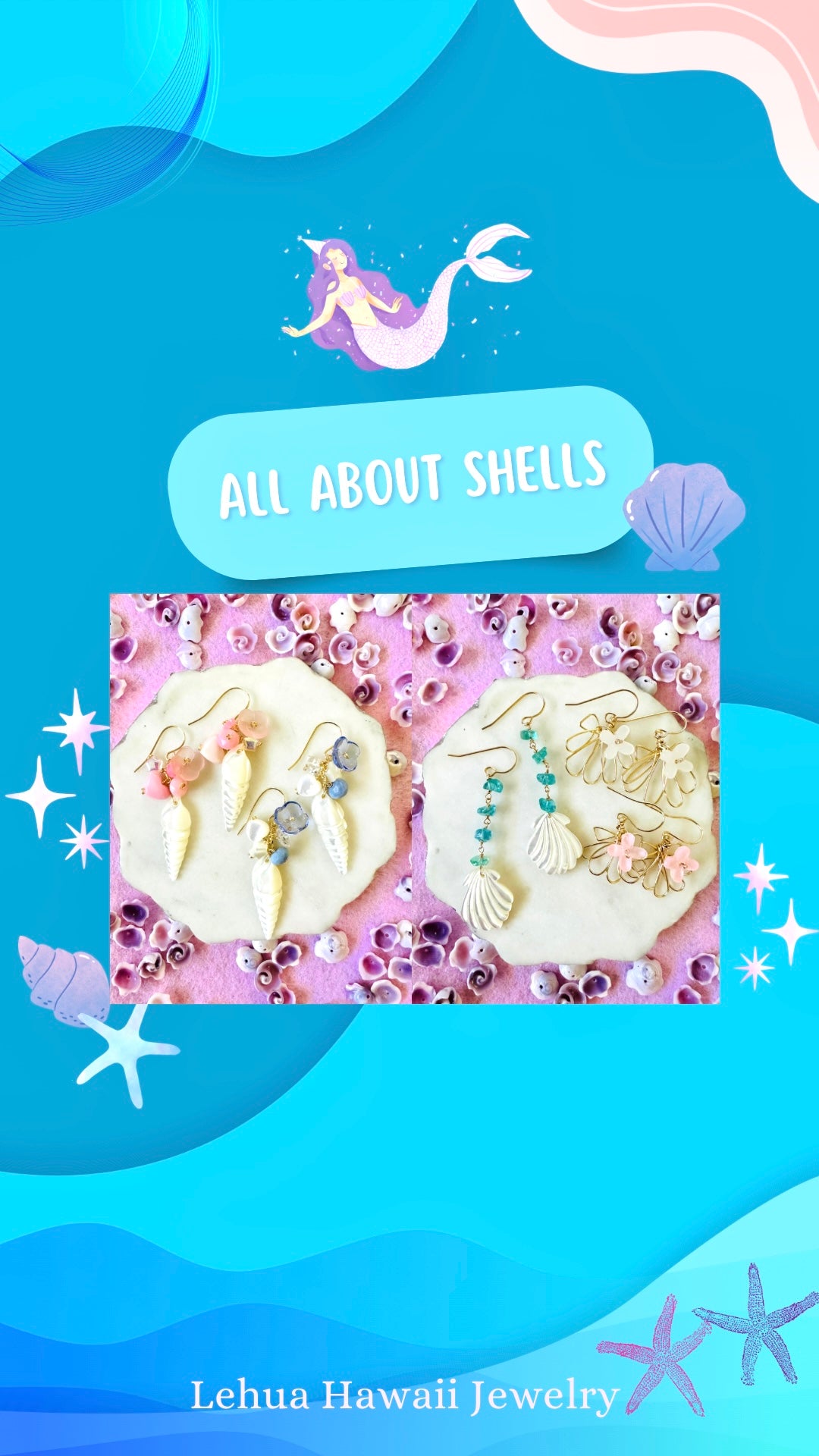 Clam Shell & Apetite Earrings