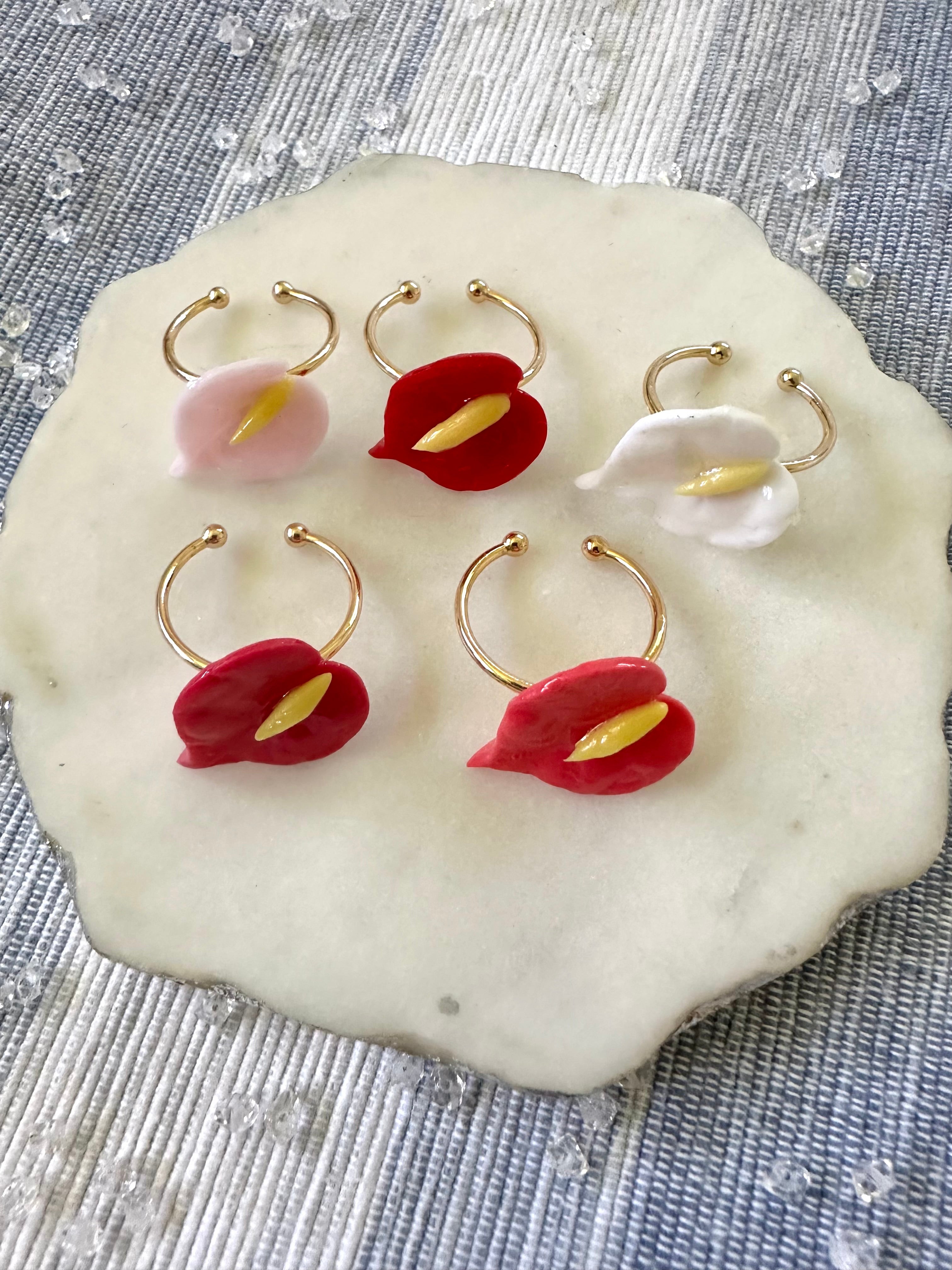 Mini Anthurium Rings