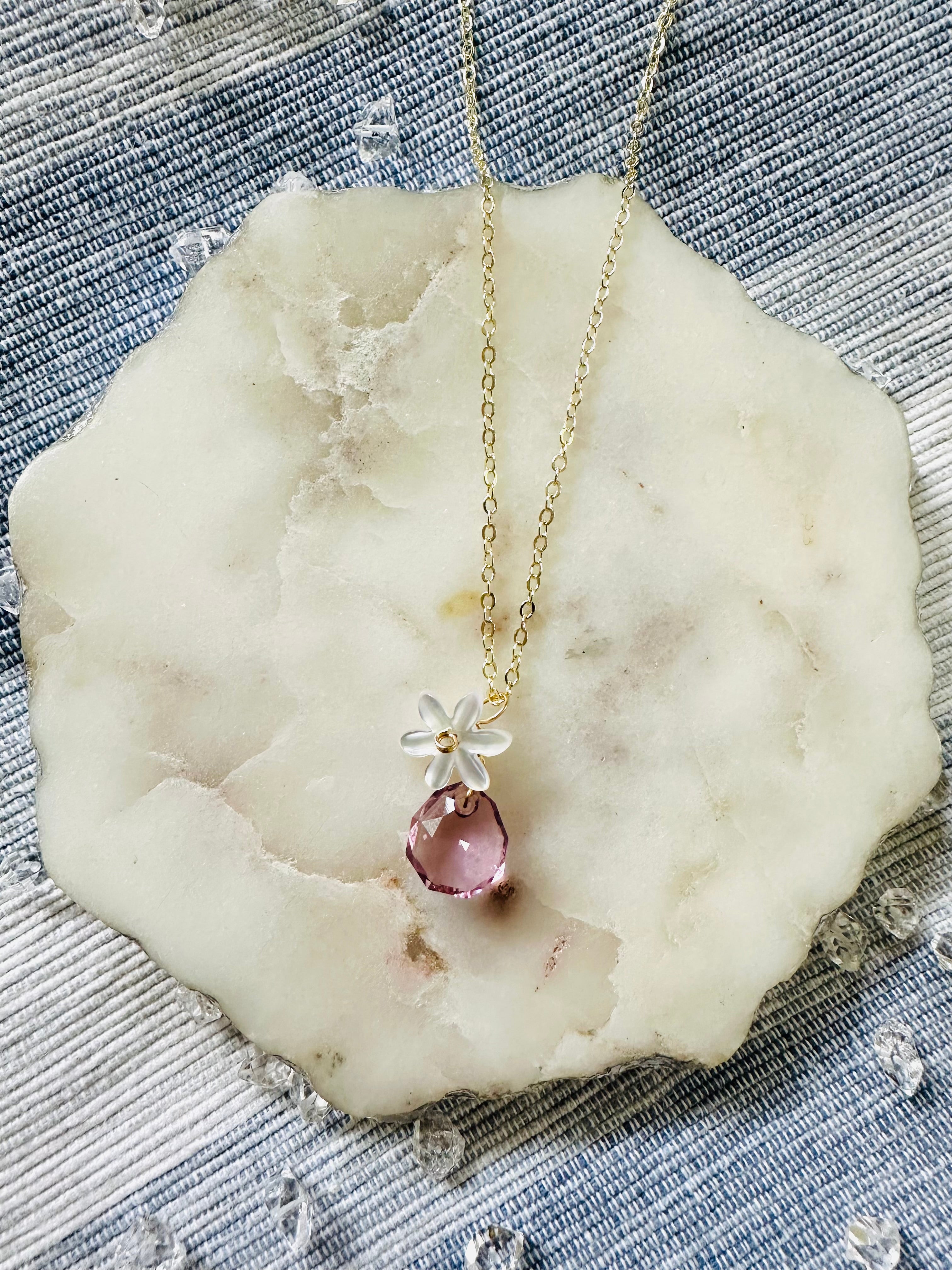 Crystal & Tiare Necklaces