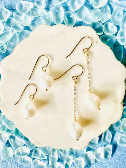 Baroque Pearl Earrings - Lehua Hawaii Jewelry LLC