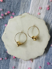Single Gold Puakenikeni Hoops