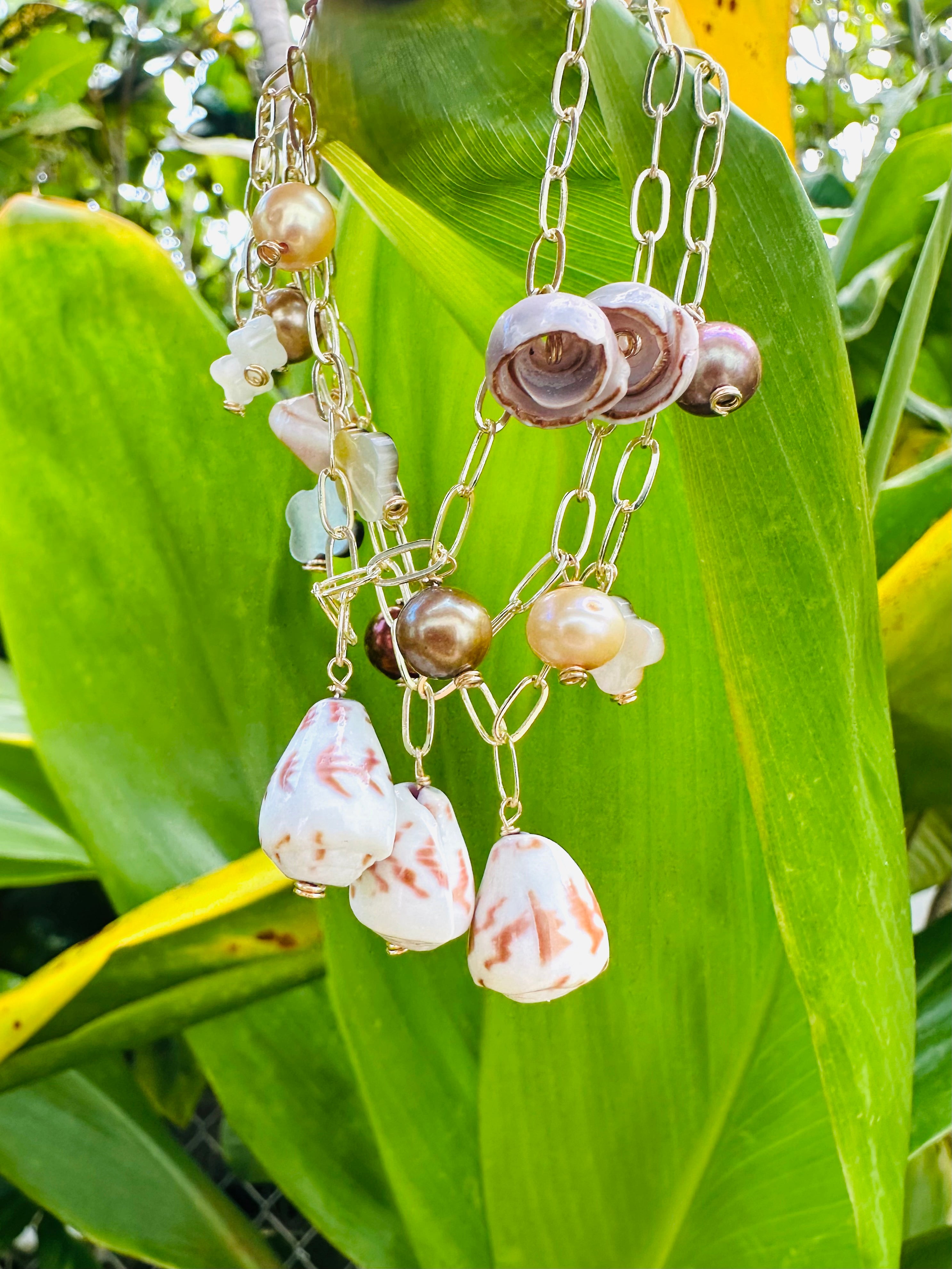 Shells & Pearls Bracelet – Lehua Hawaii Jewelry LLC