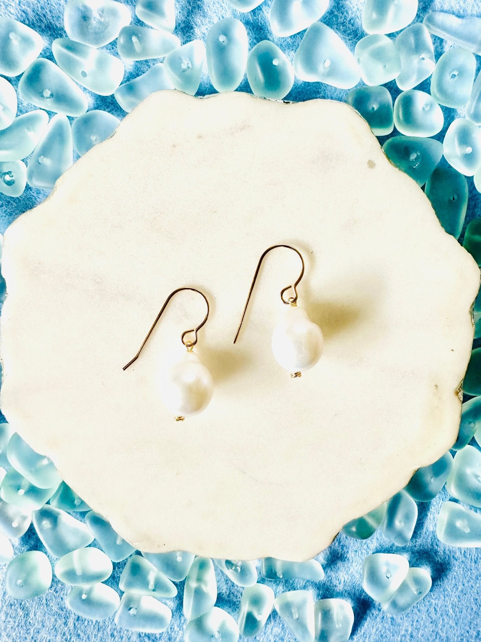 Baroque Pearl Earrings - Lehua Hawaii Jewelry LLC