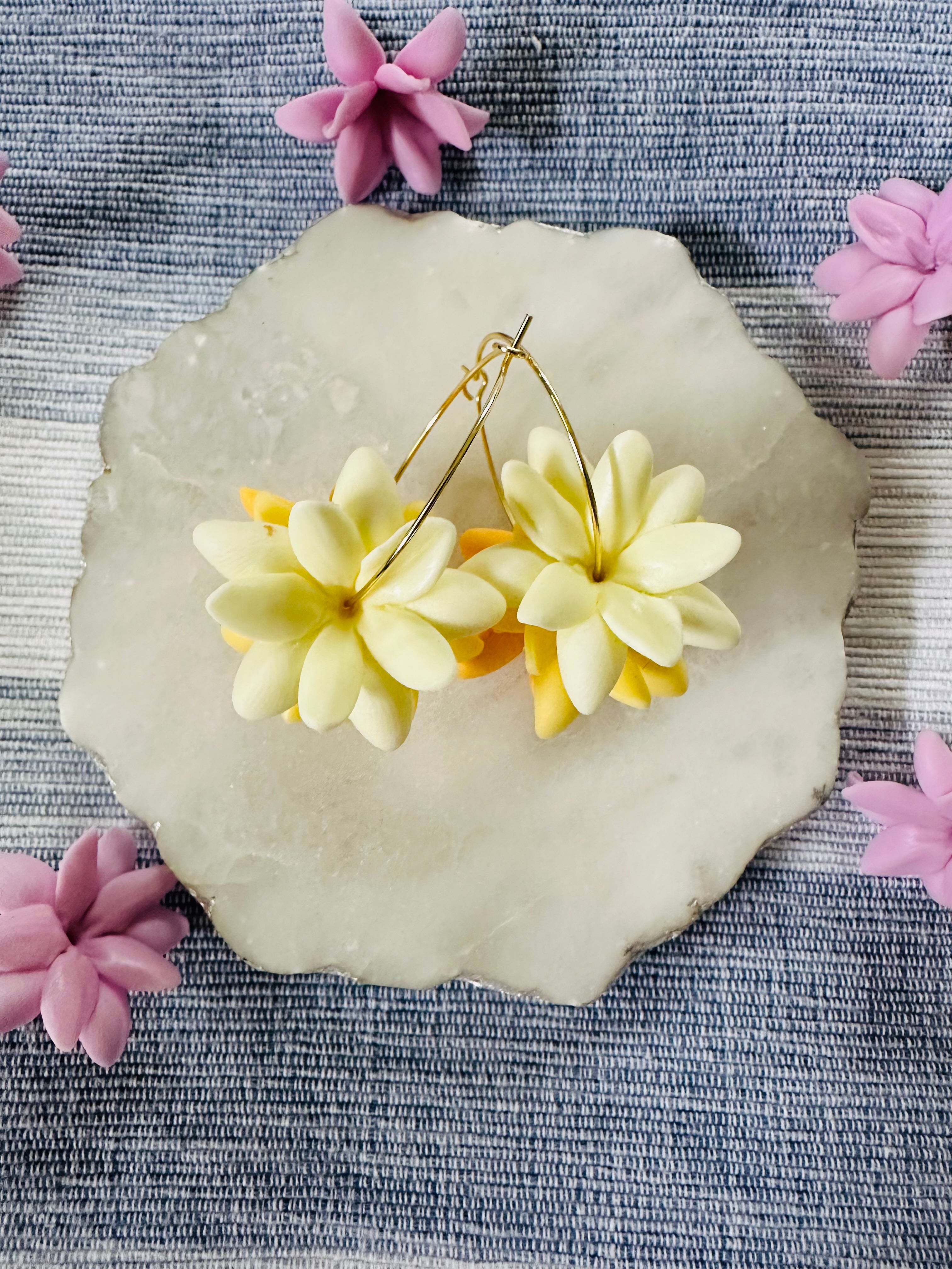 Pua Pikake Hoops