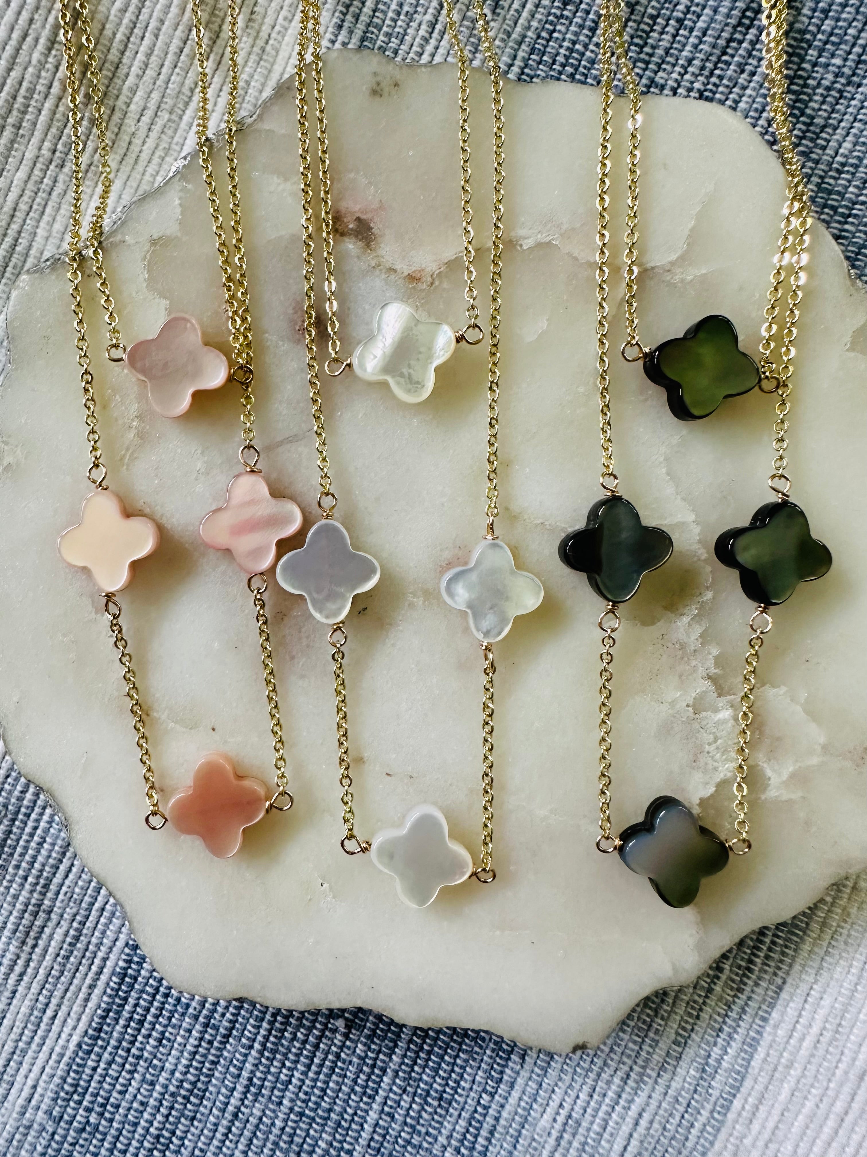 Single Clover Necklaces