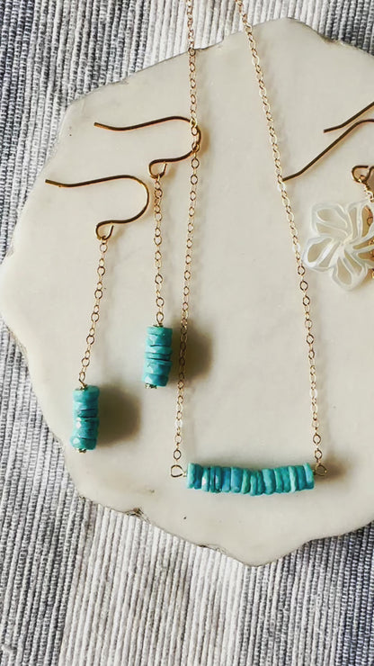 Sleeping Beauty Turquoise Stack Necklace